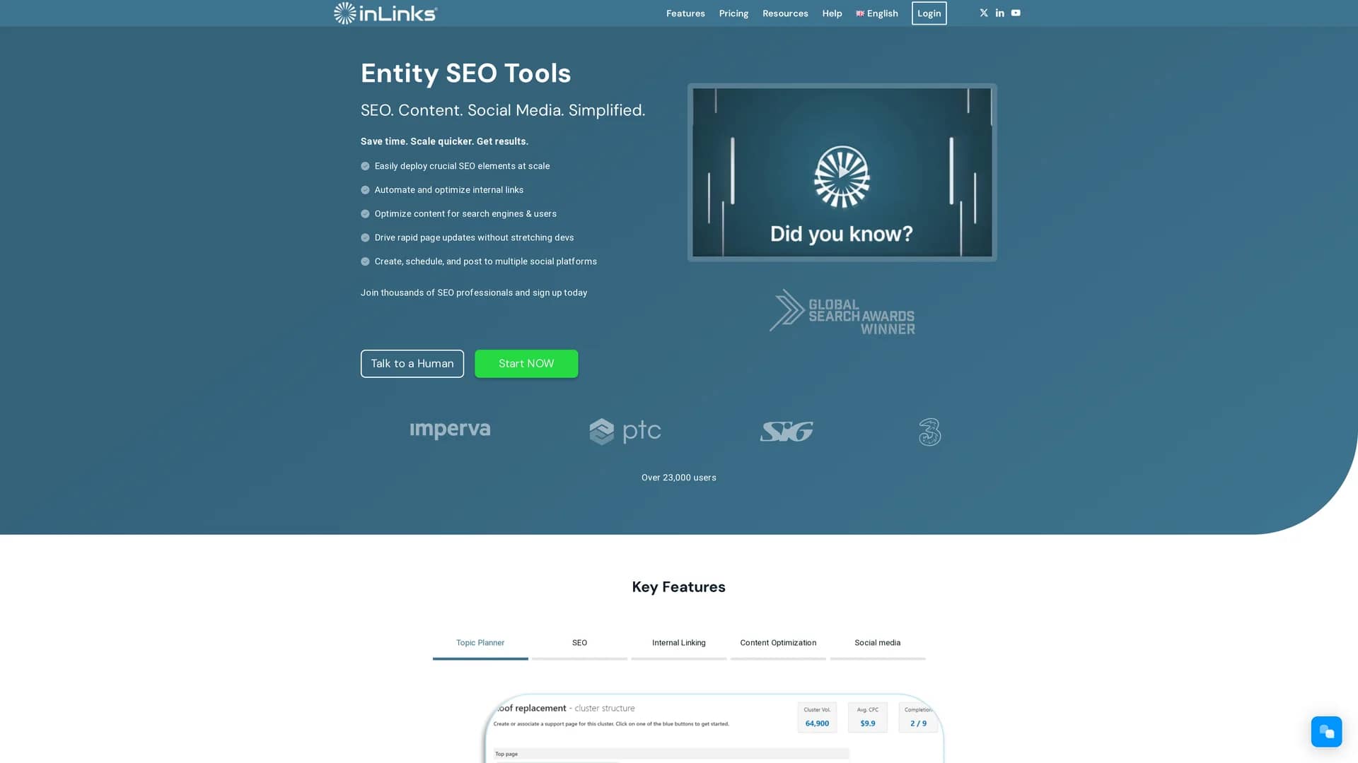 inlinks homepage
