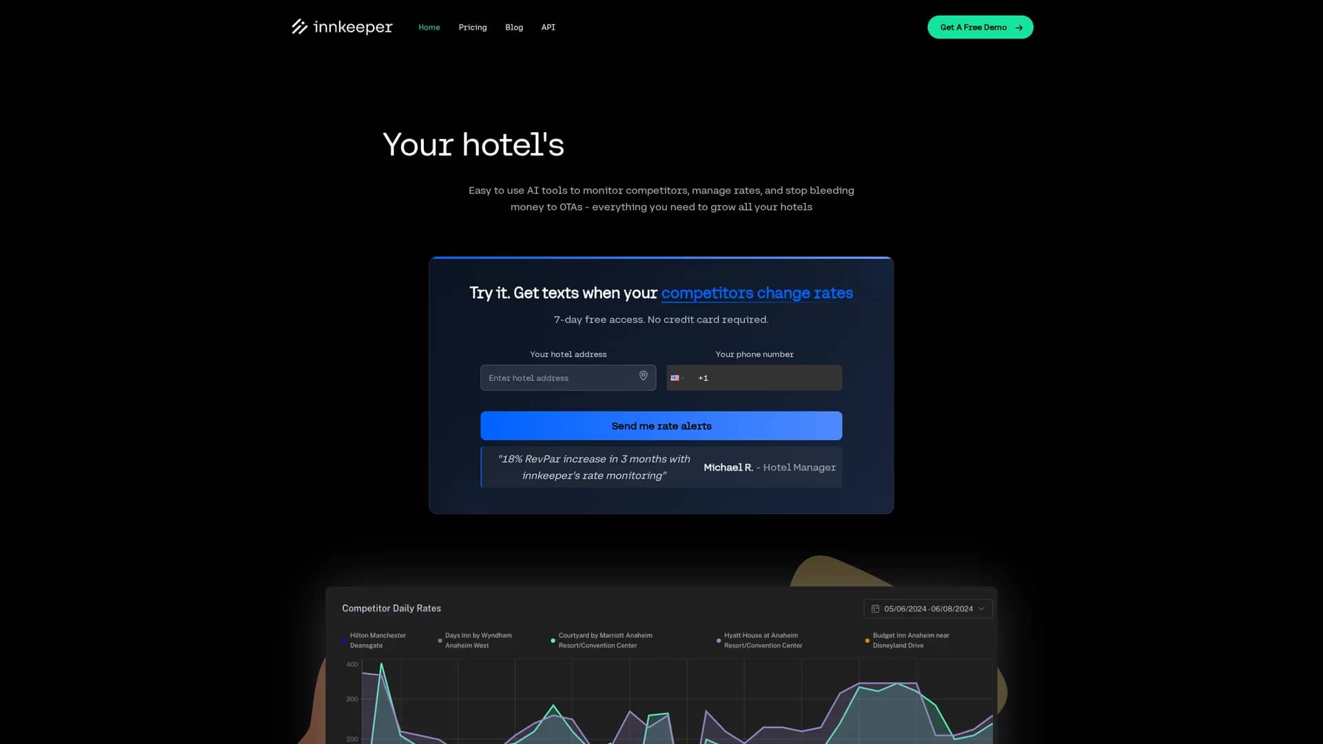 innkeeper-ai homepage