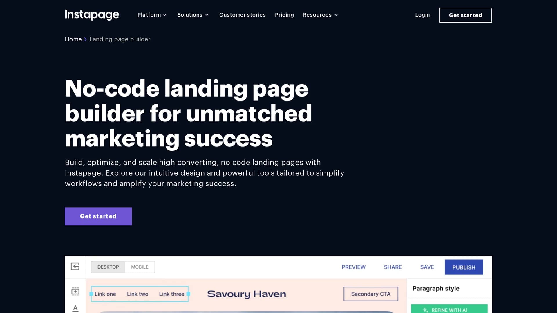 instapg-es homepage