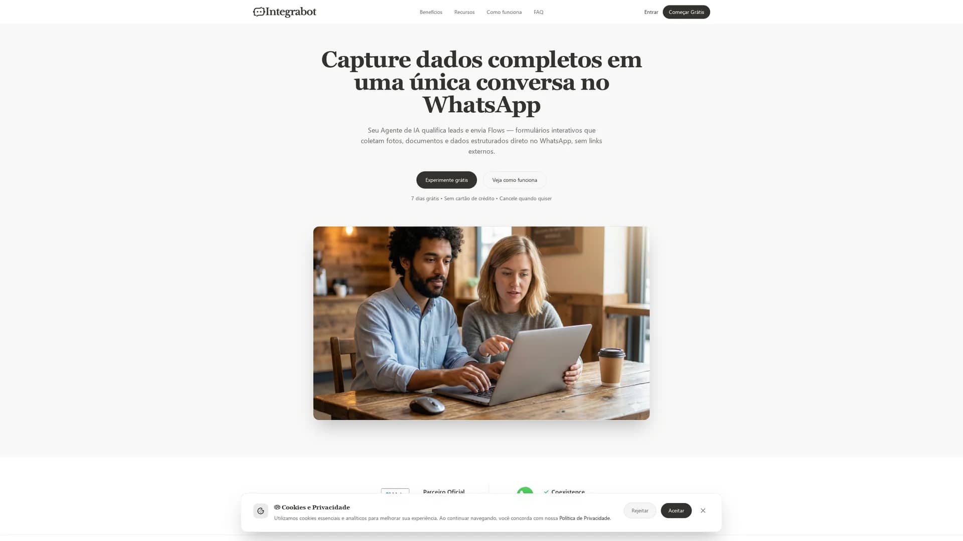 integrabot-ai homepage