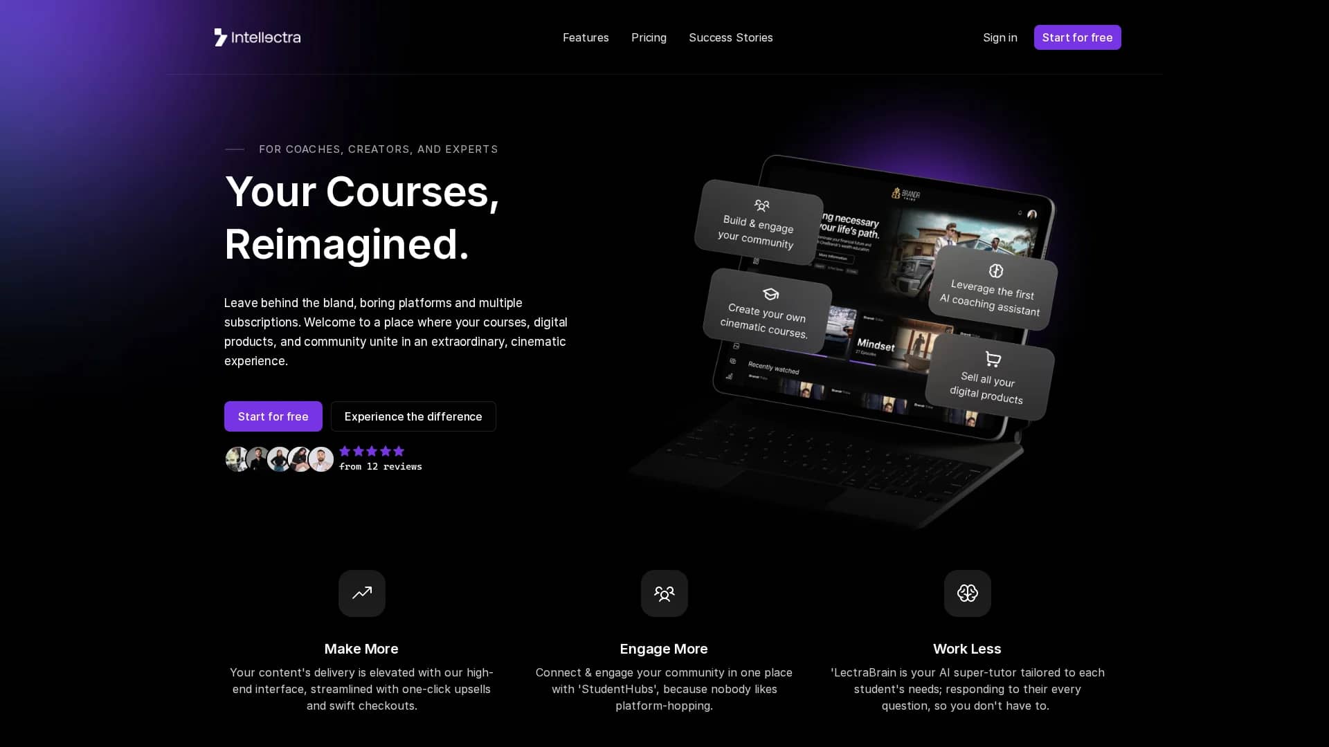 intellectra homepage