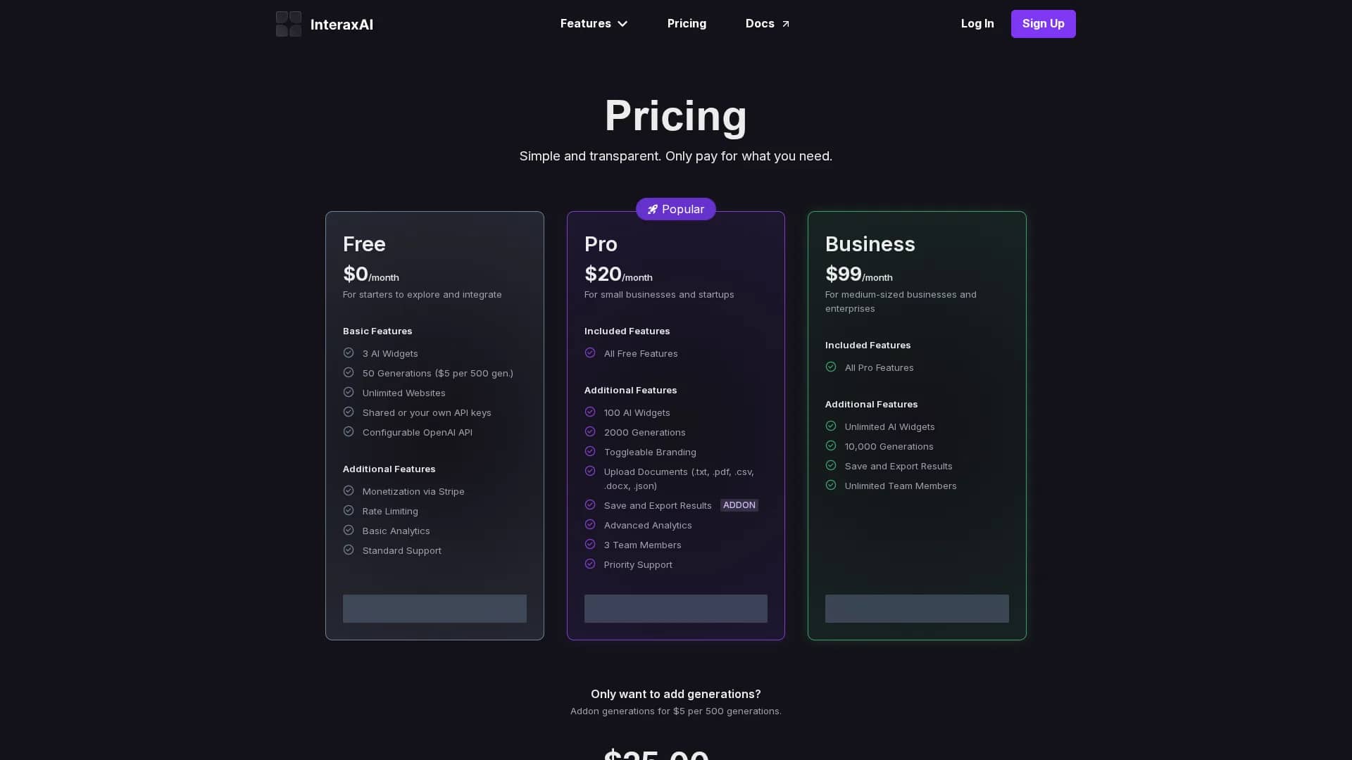interaxai homepage