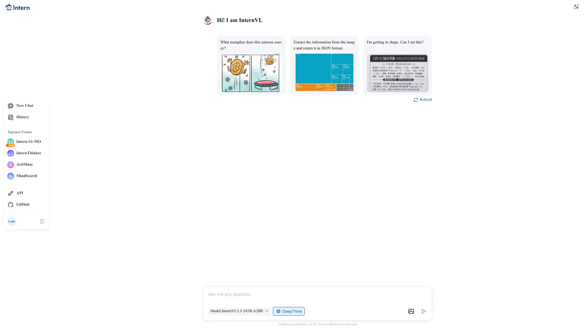 internvl3 homepage