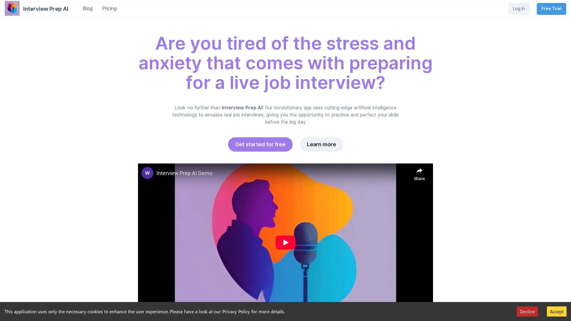interview-prep-ai homepage