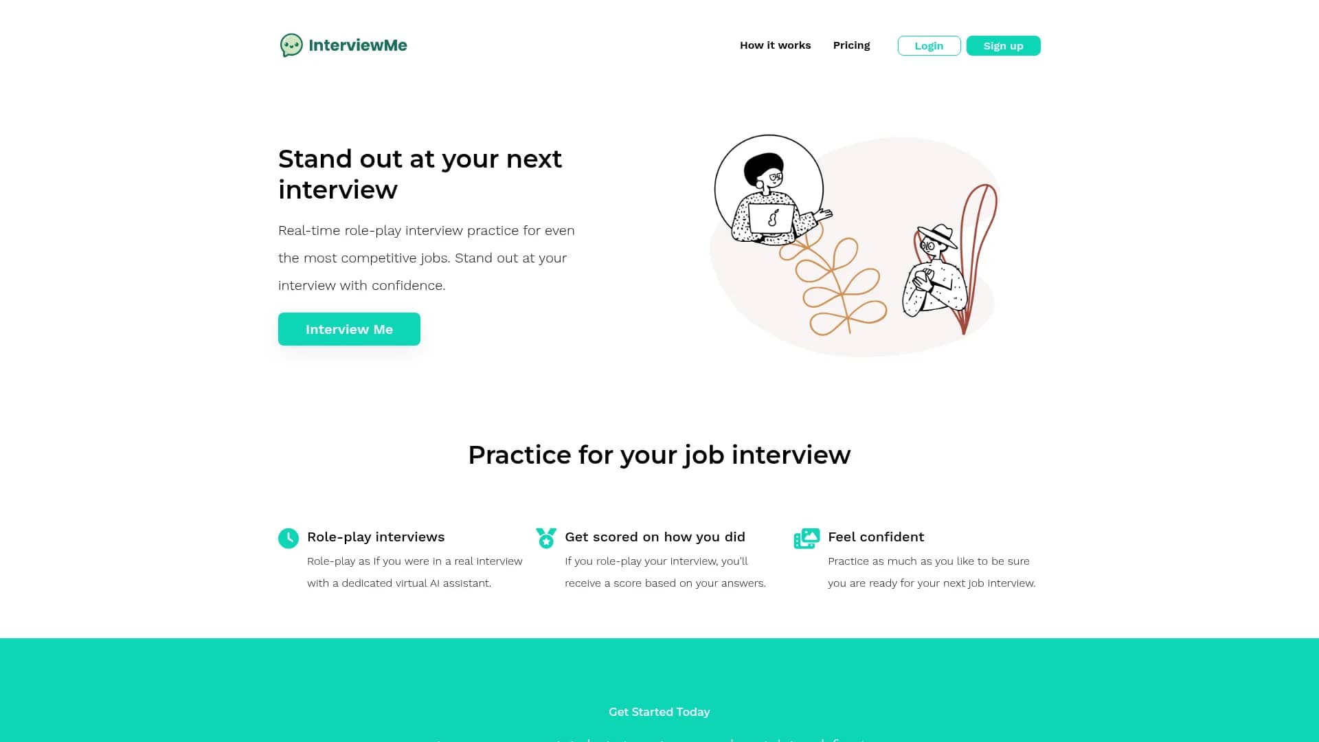 interviewme homepage