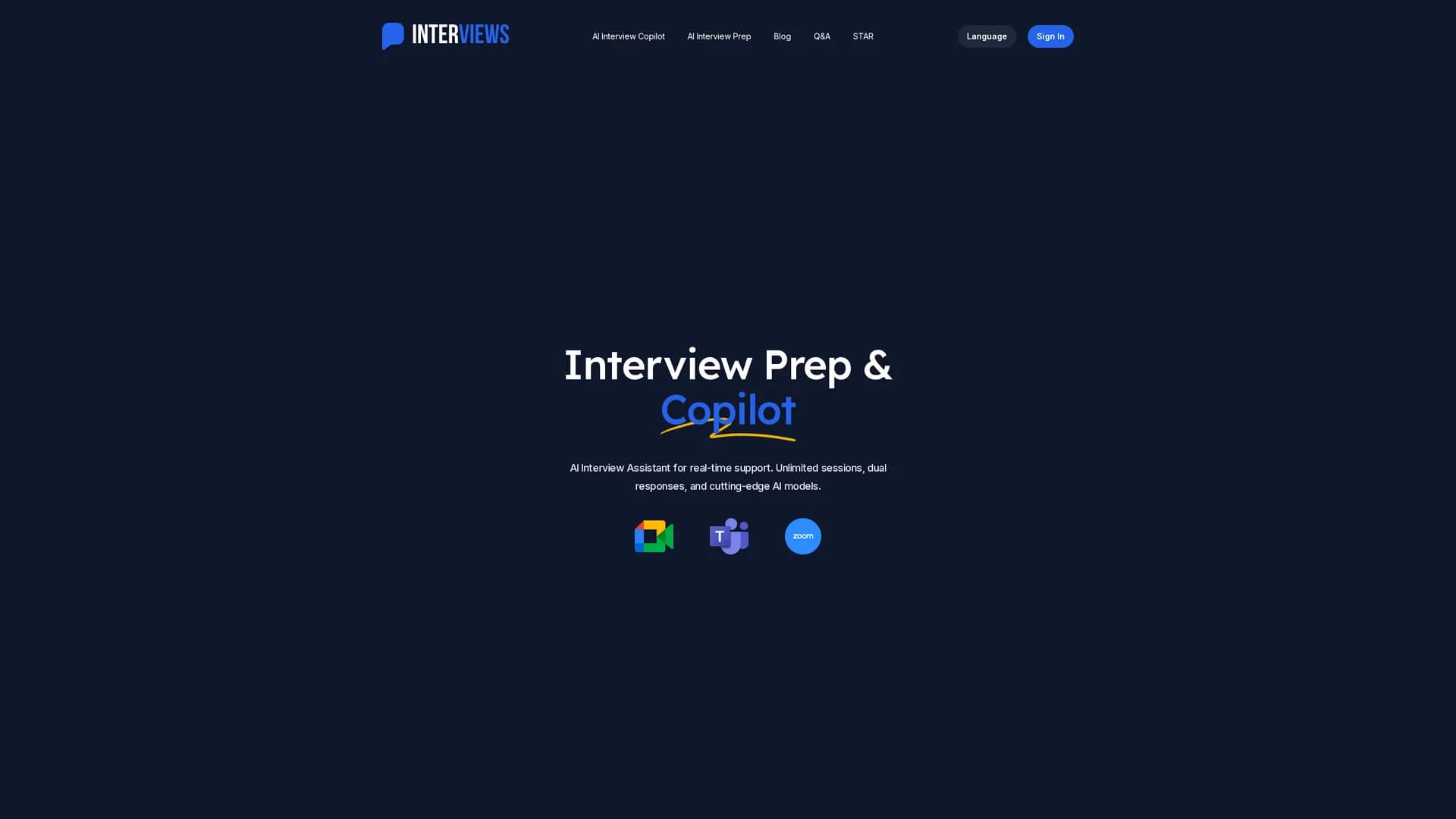 interviews-chat homepage