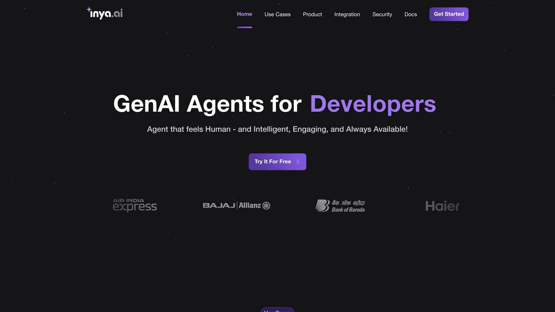 inya-ai homepage