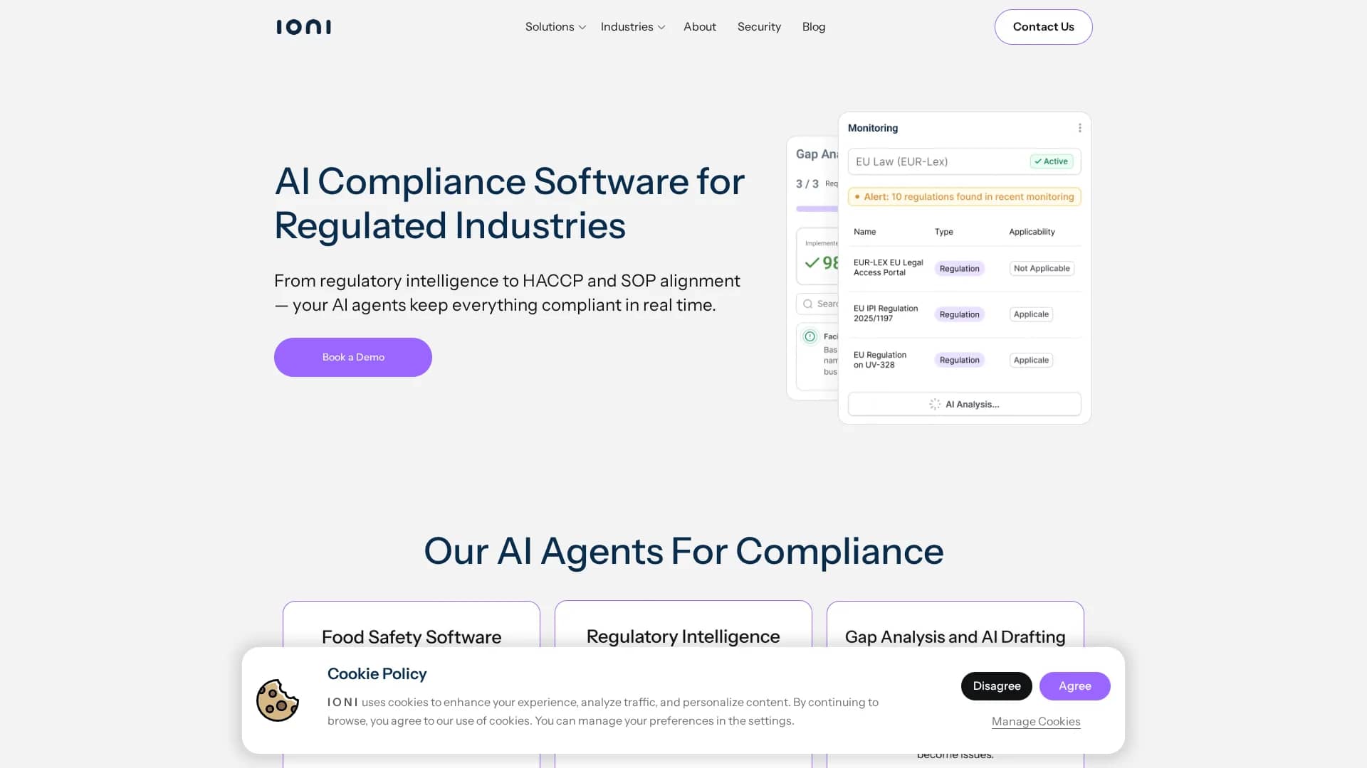 ioni-ai homepage