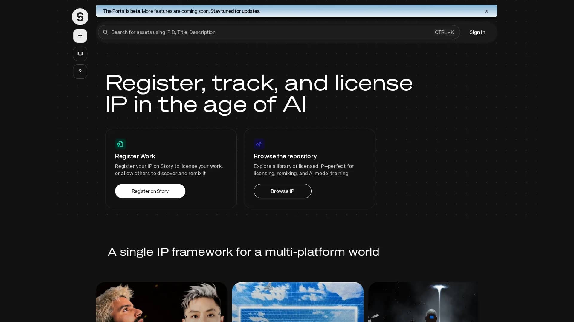 ip-portal homepage