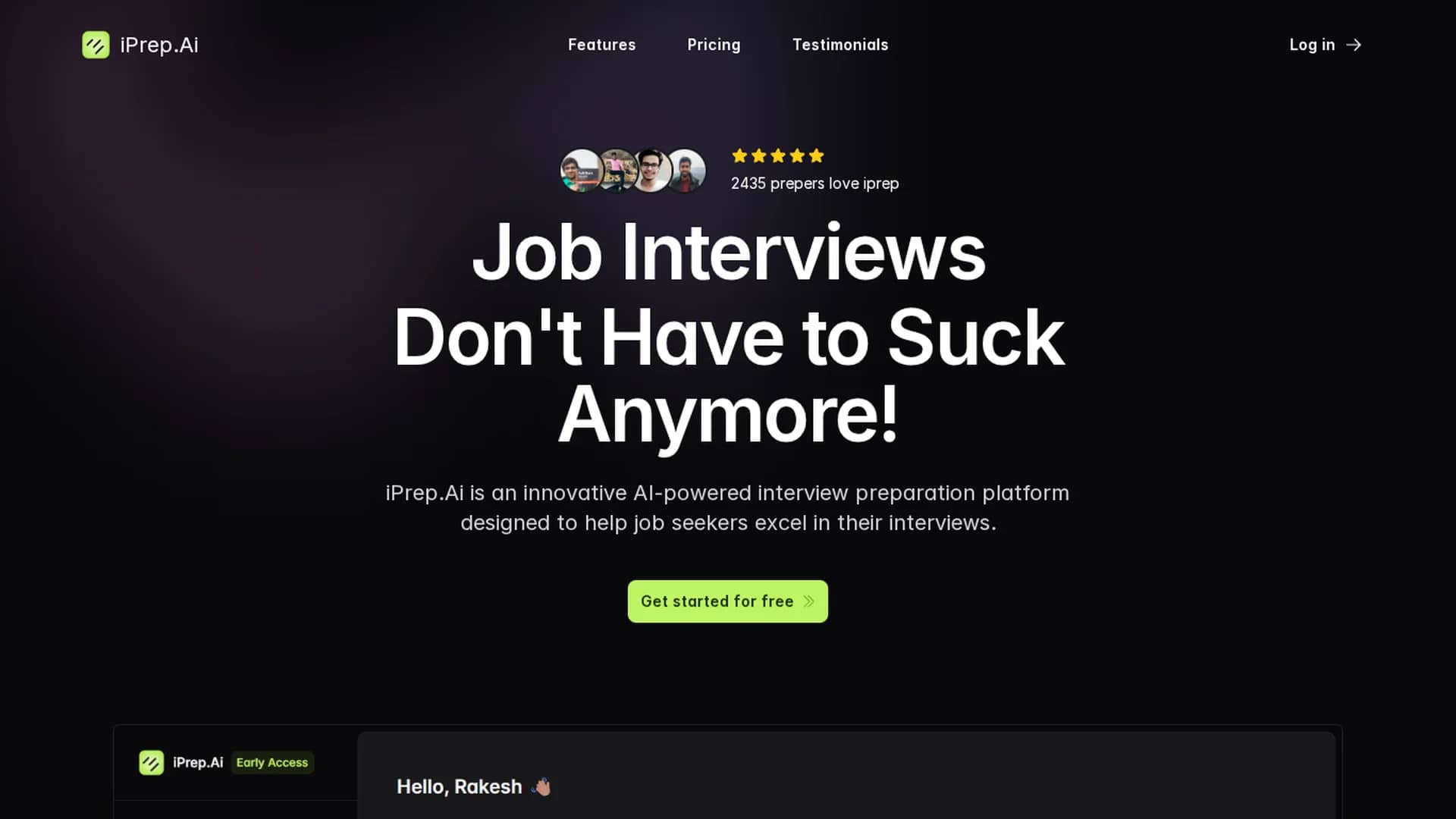 iprep-ai homepage