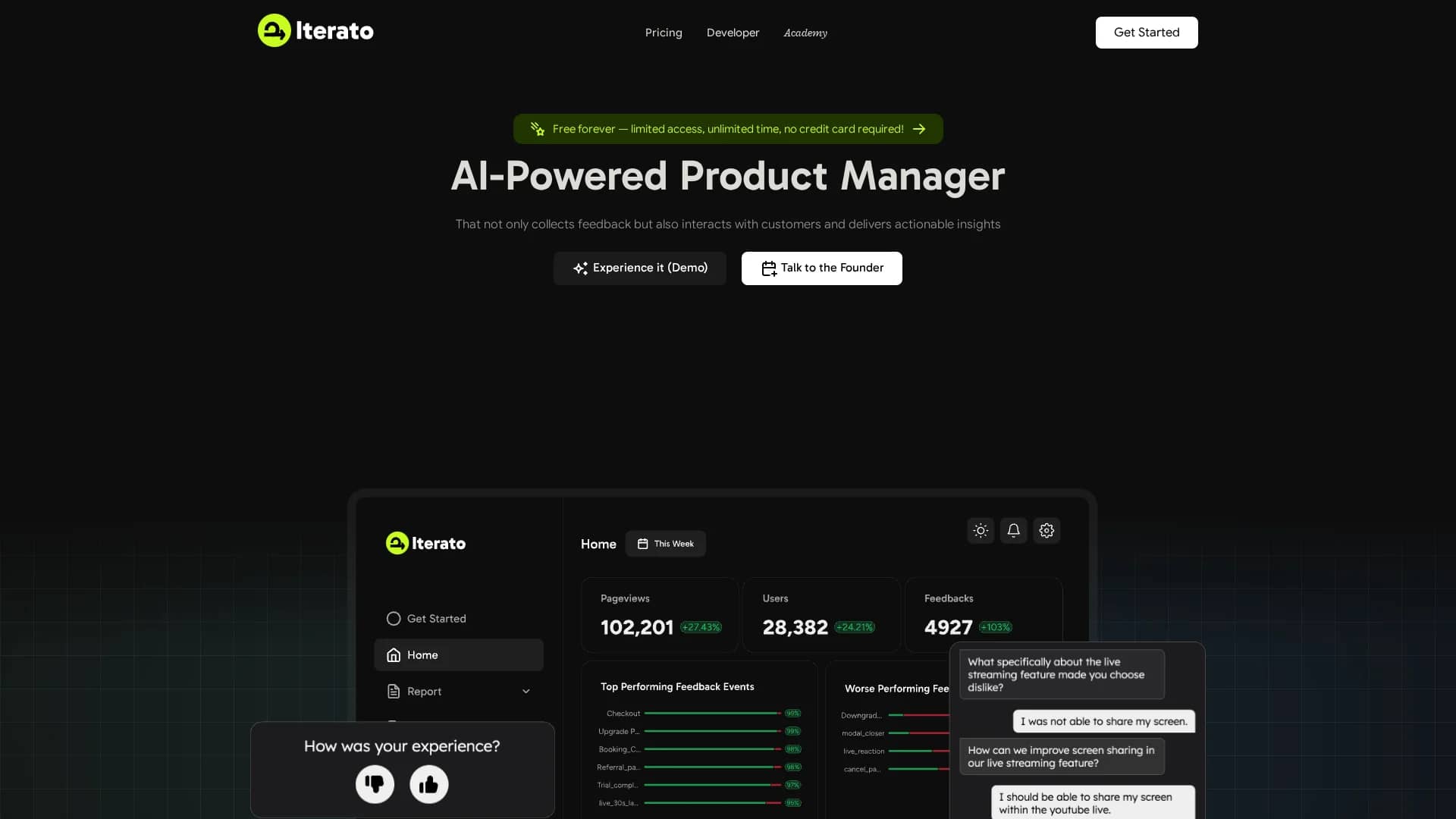 iterato homepage