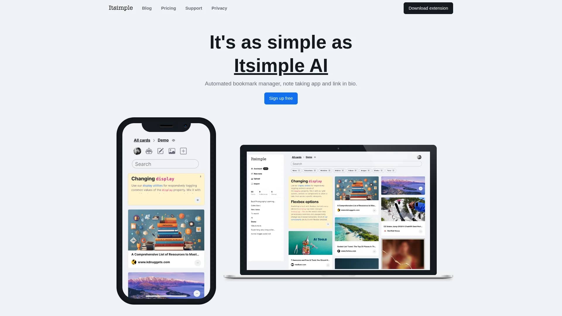 itsimple-ai homepage