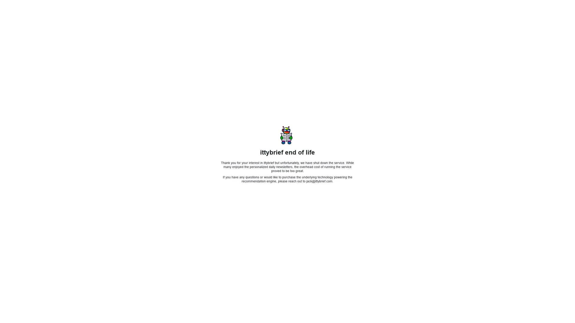 ittybrief homepage