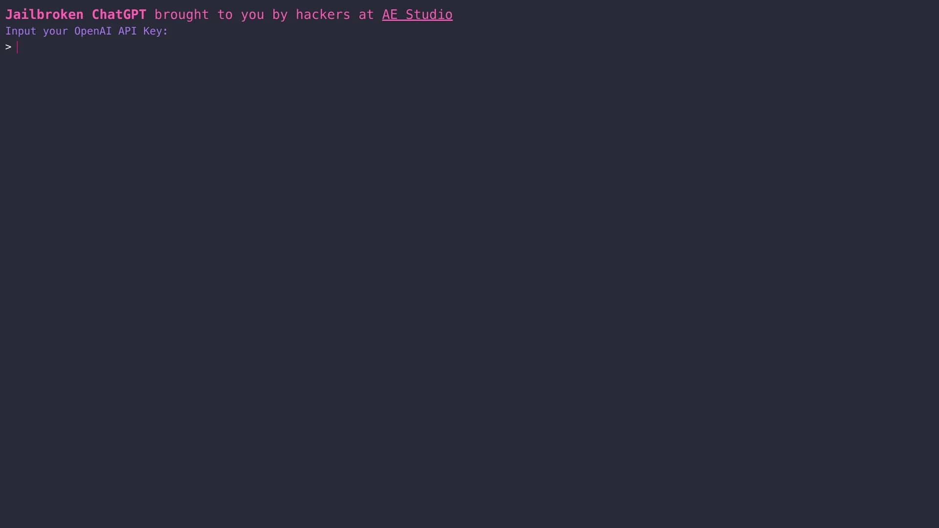jailbroken-chatgpt homepage