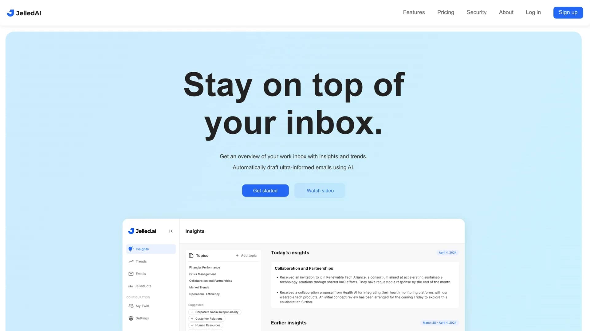 jelled-ai homepage