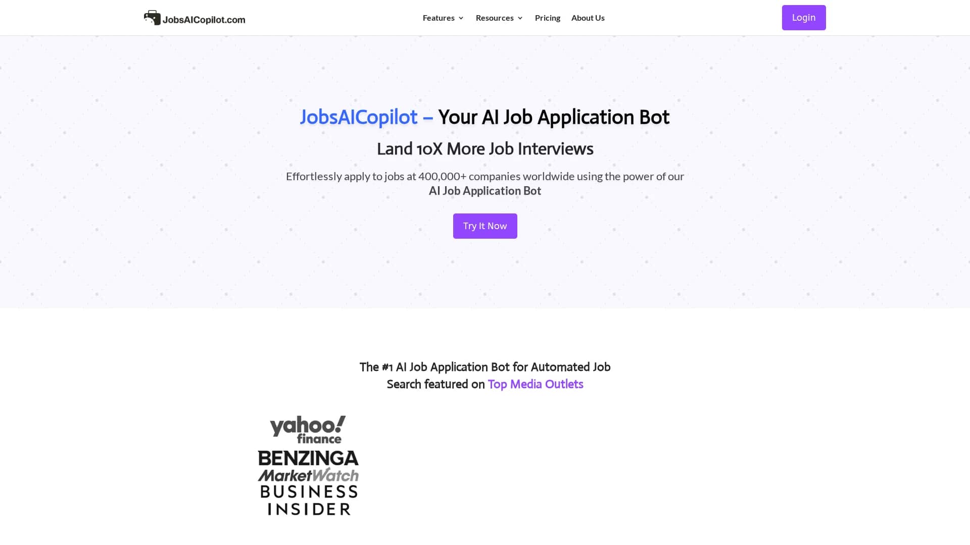 jobsaicopilot homepage