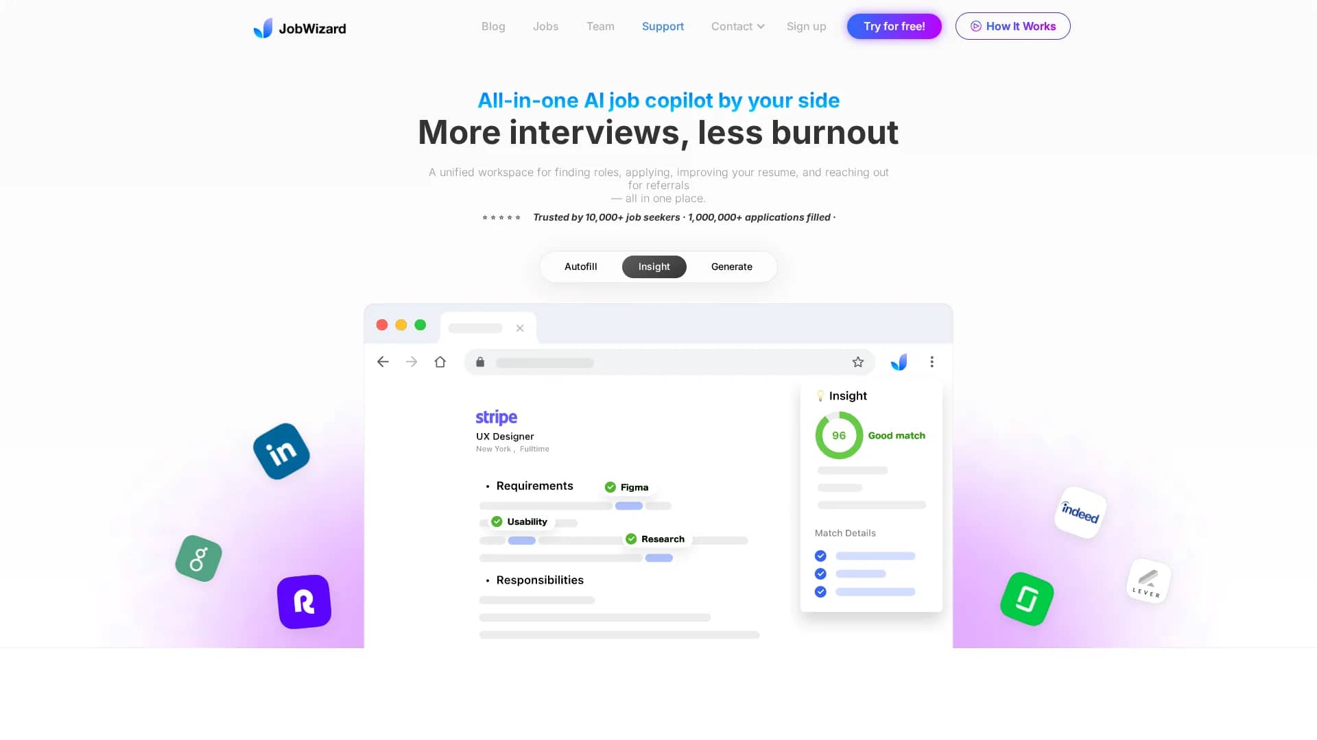 jobwizard homepage