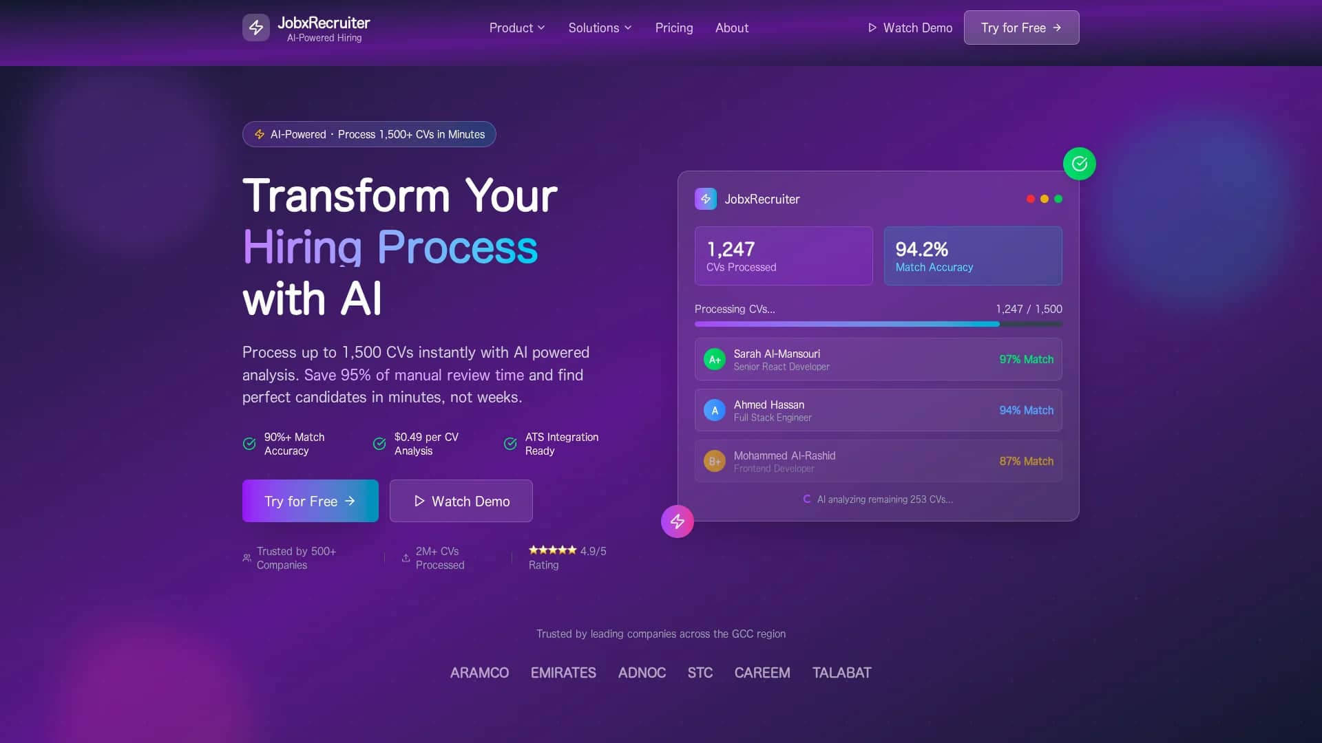 jobxrecruiter homepage