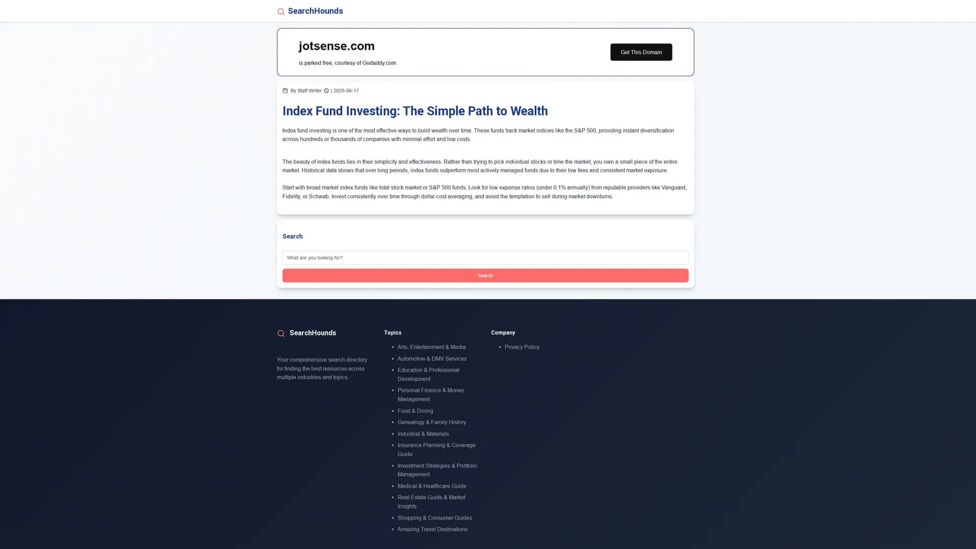 jotsense-ai homepage