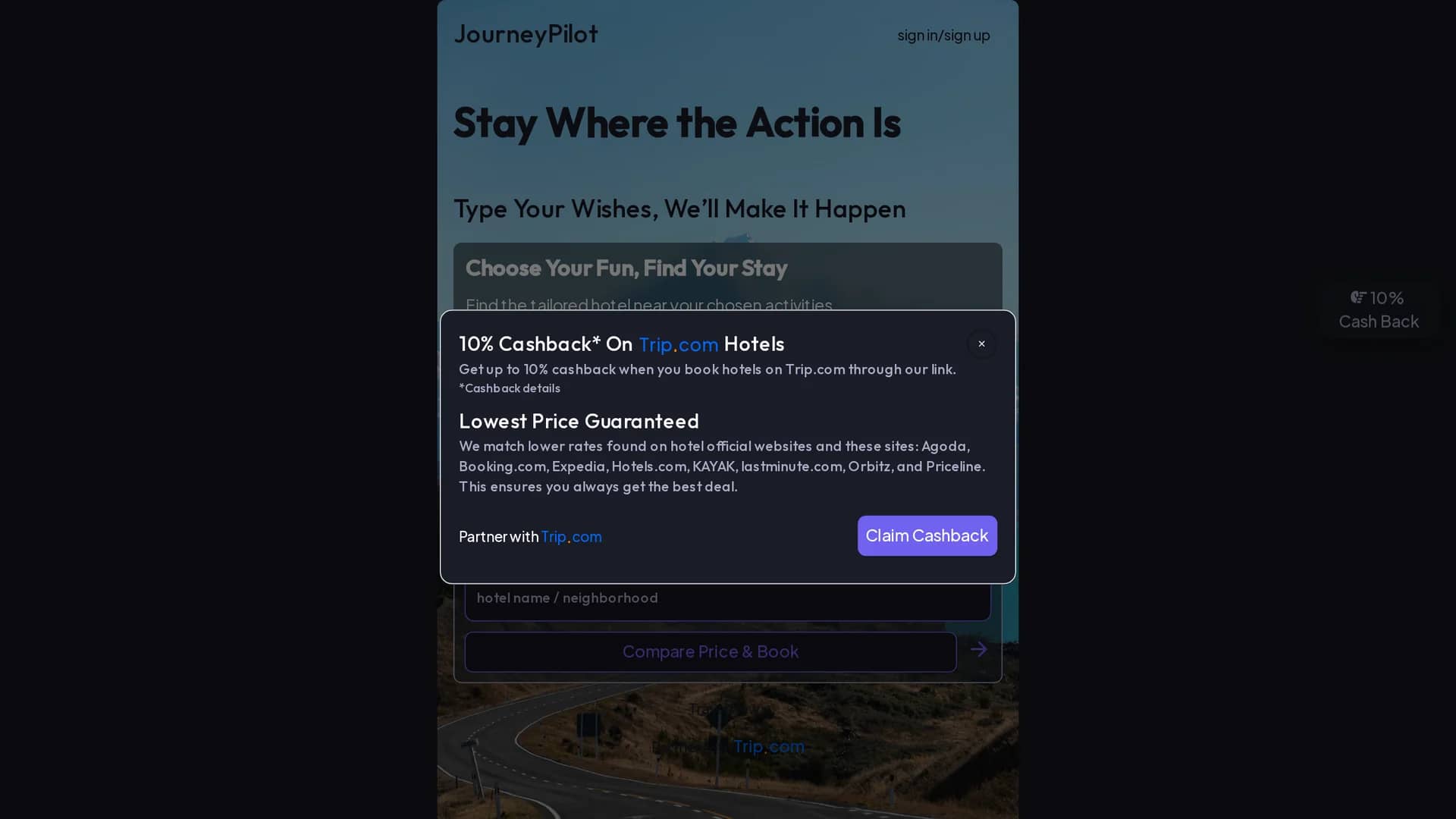journeypilot-ai homepage