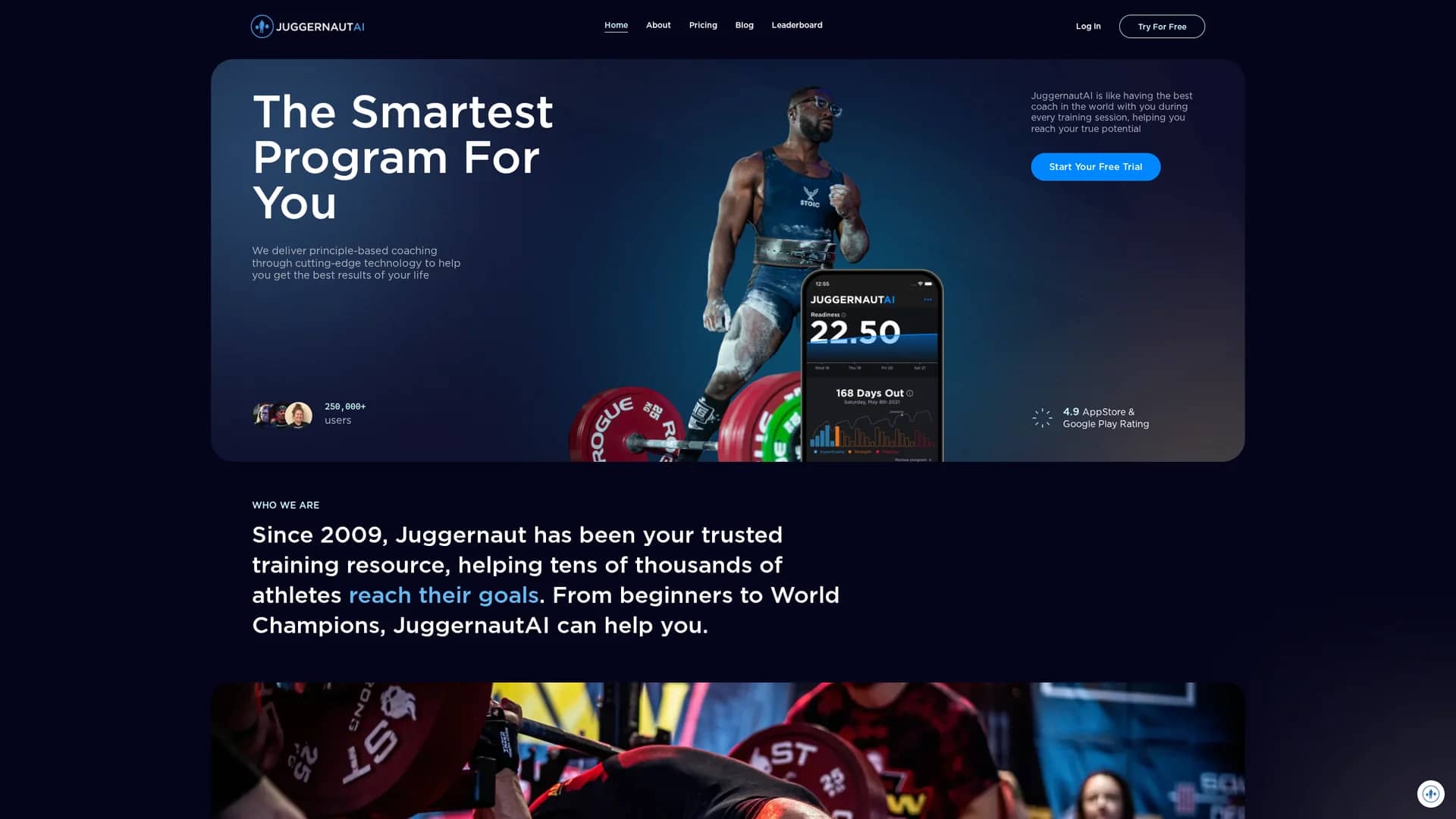 juggernautai homepage