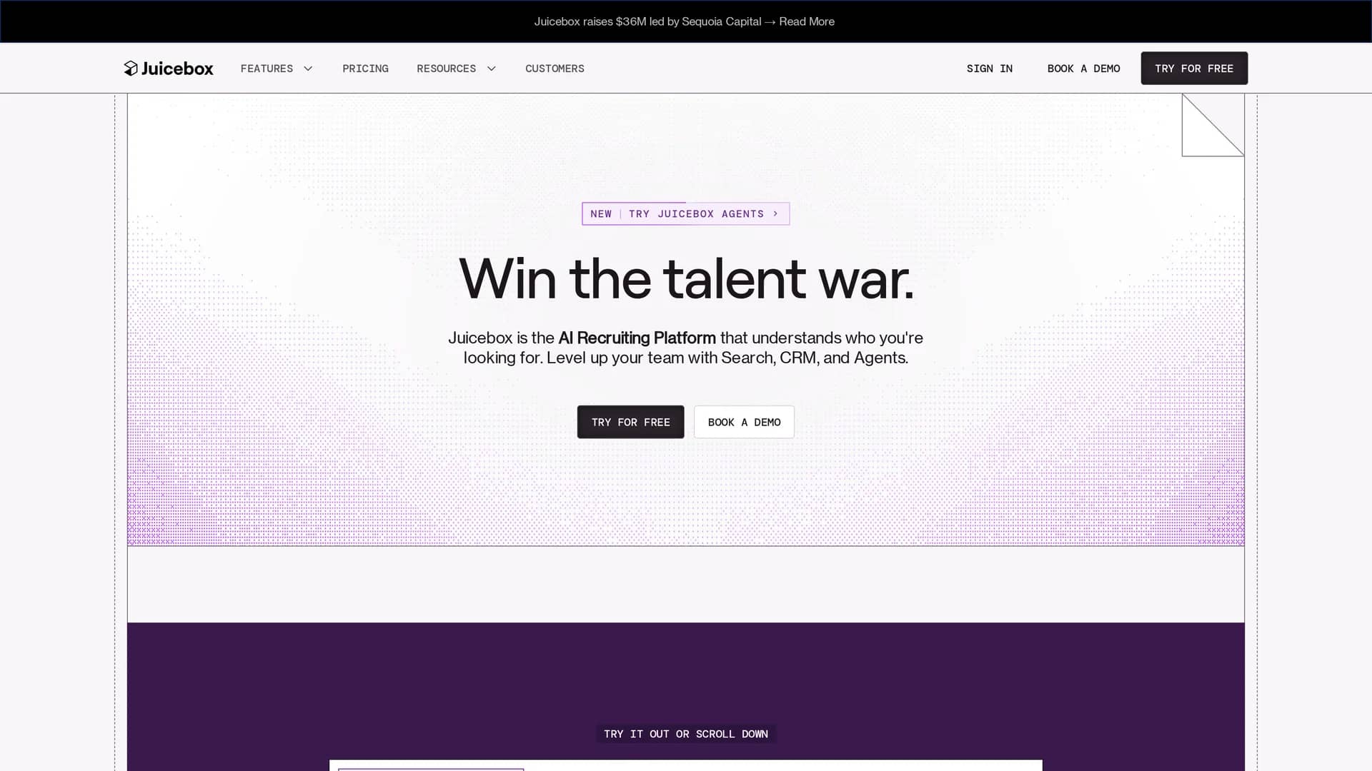 juicebox-peoplegpt homepage