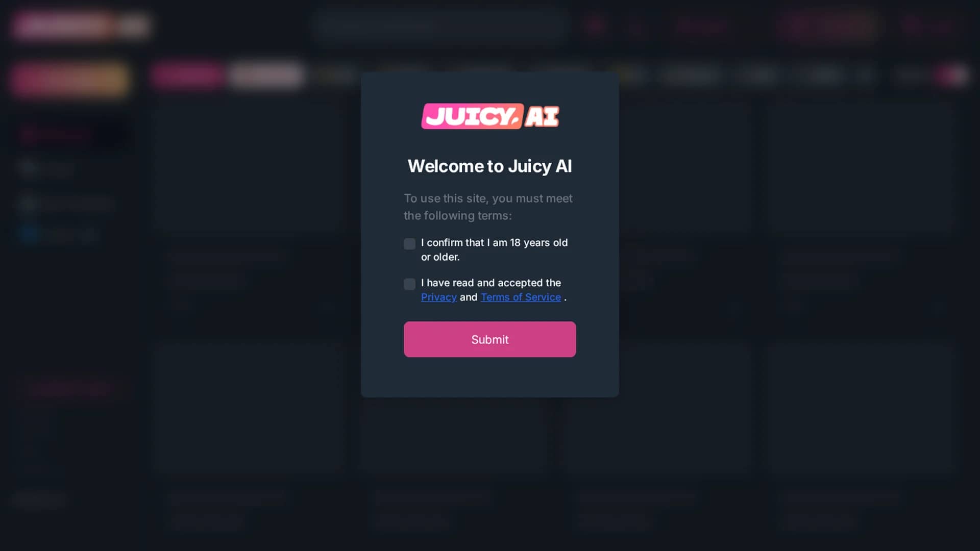 juicy-ai homepage