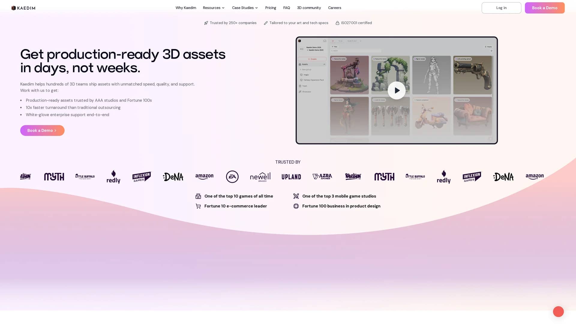 kaedim homepage