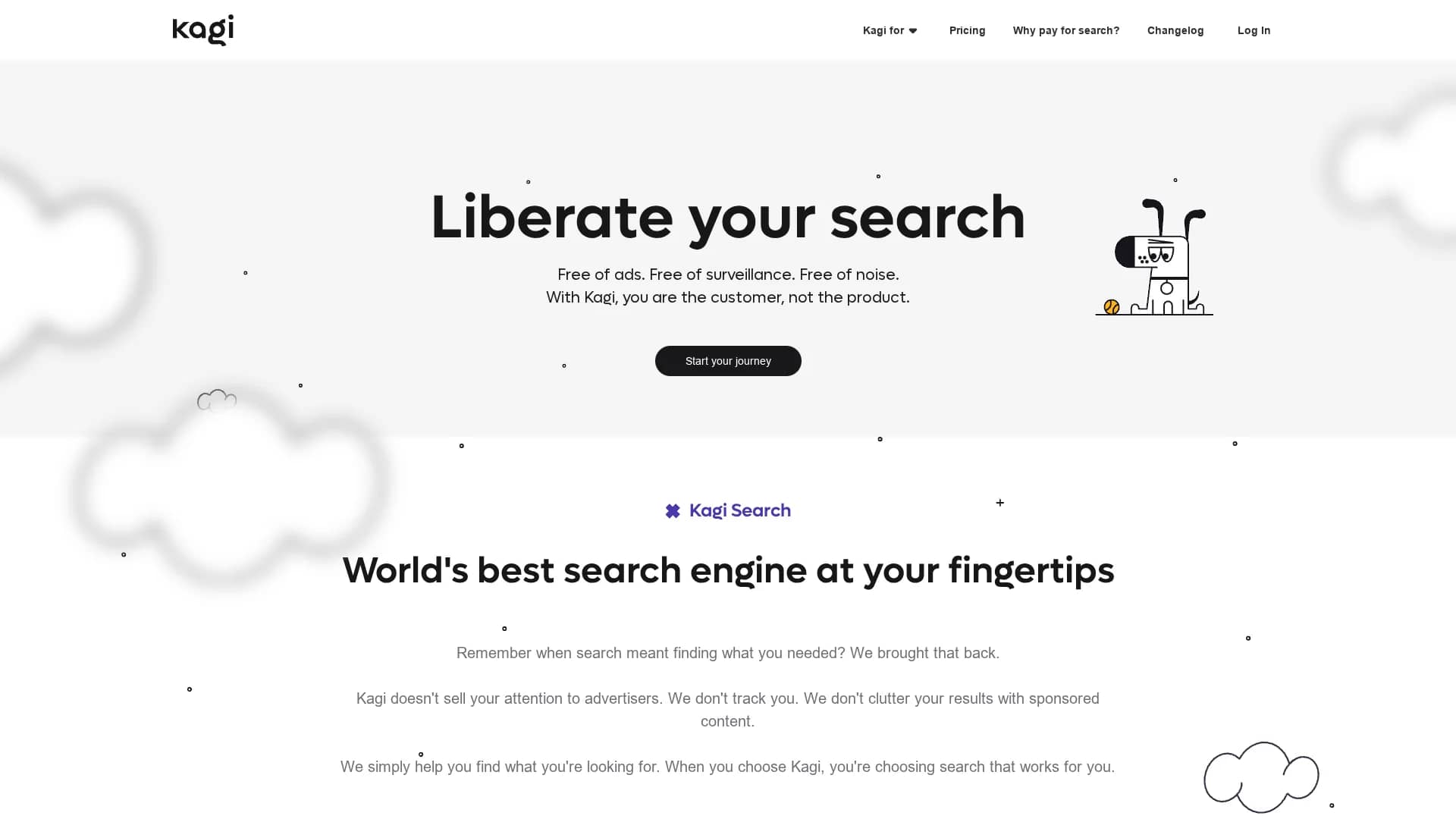 kagi-com homepage