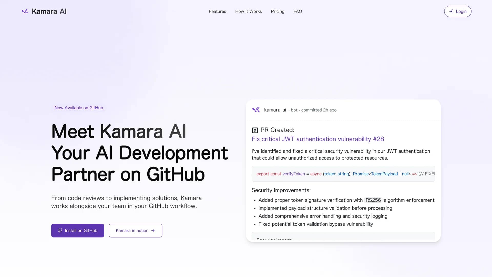 kamara homepage