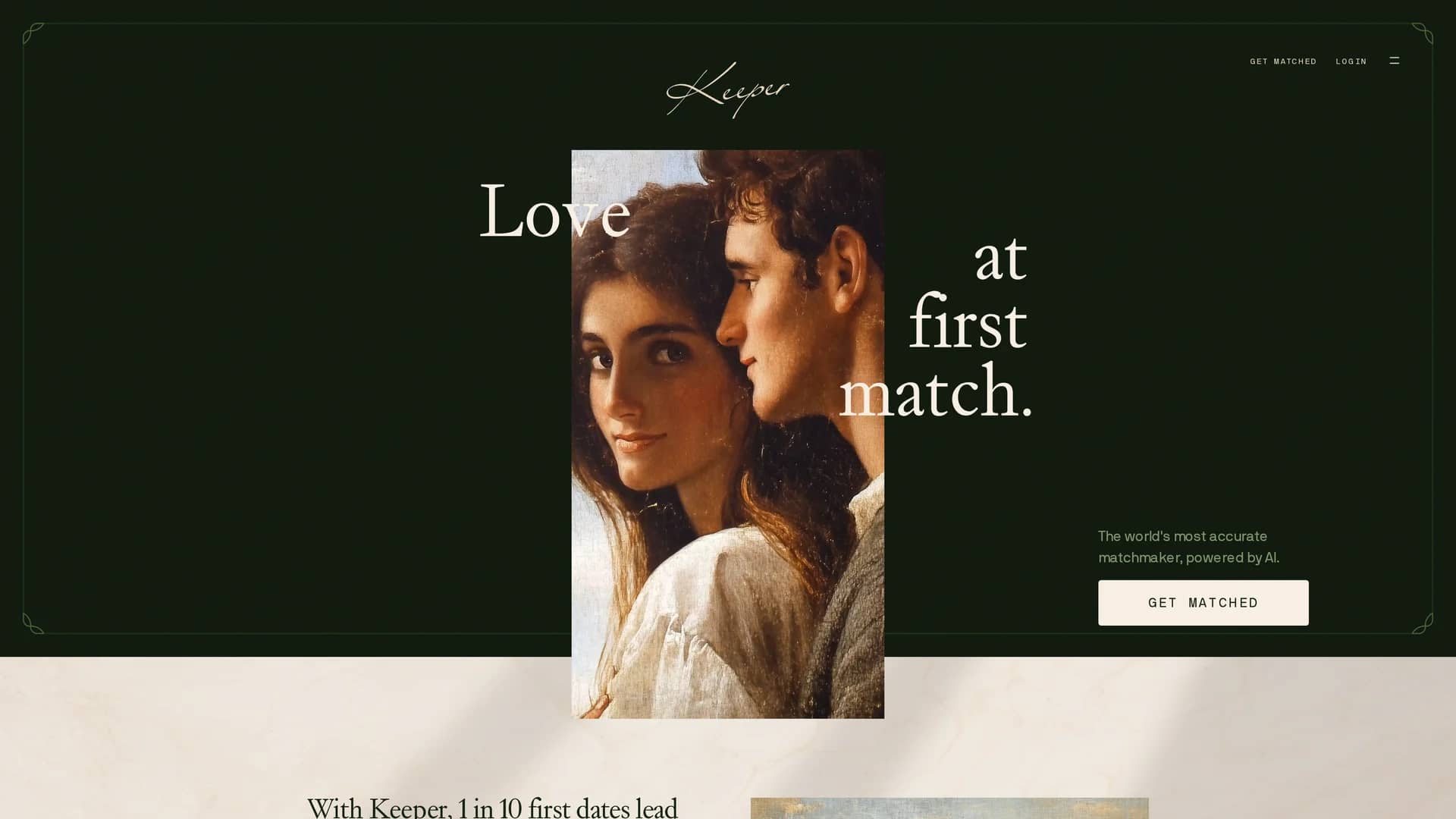 keeper-ai homepage