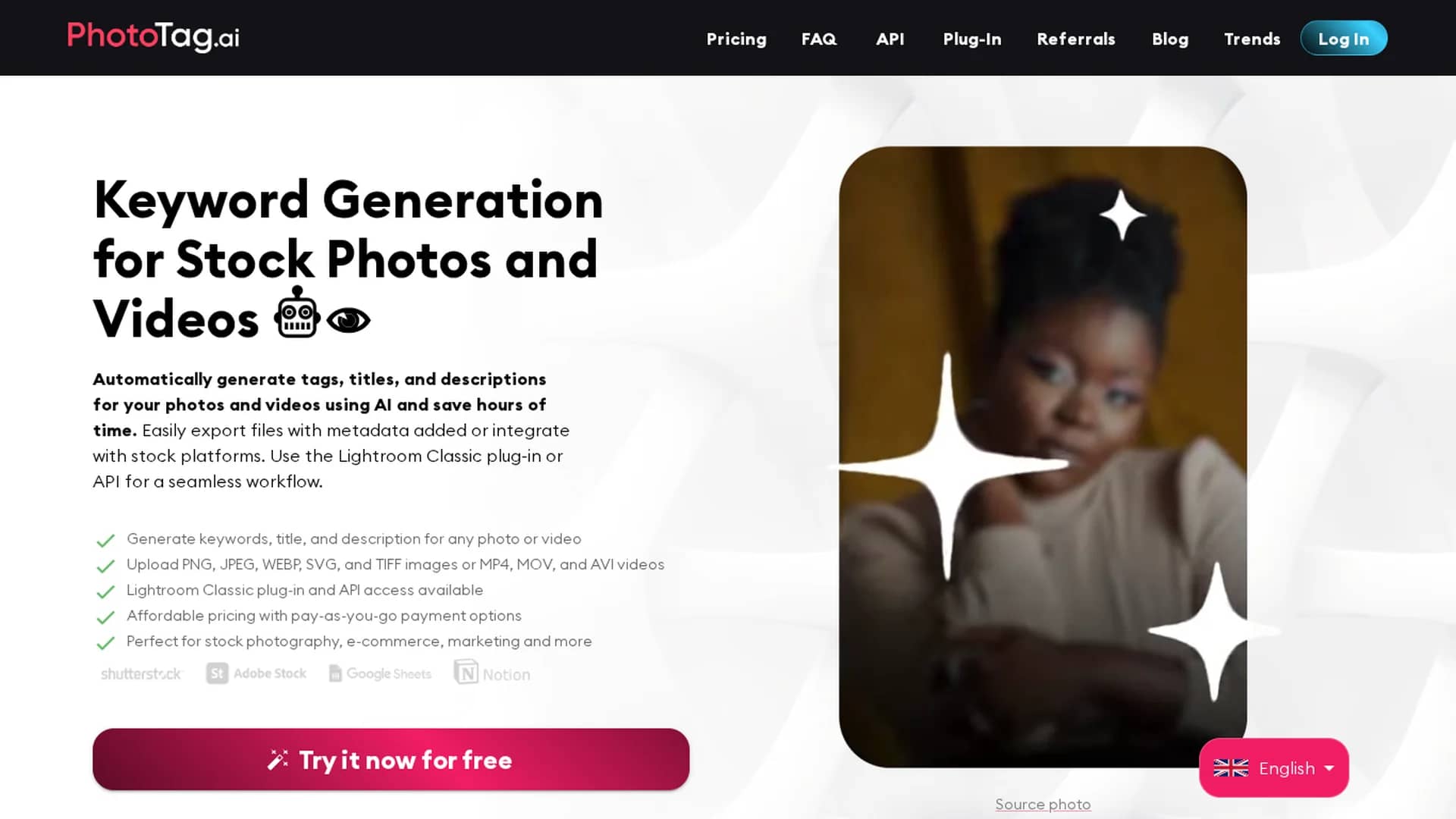 keyword-camera homepage