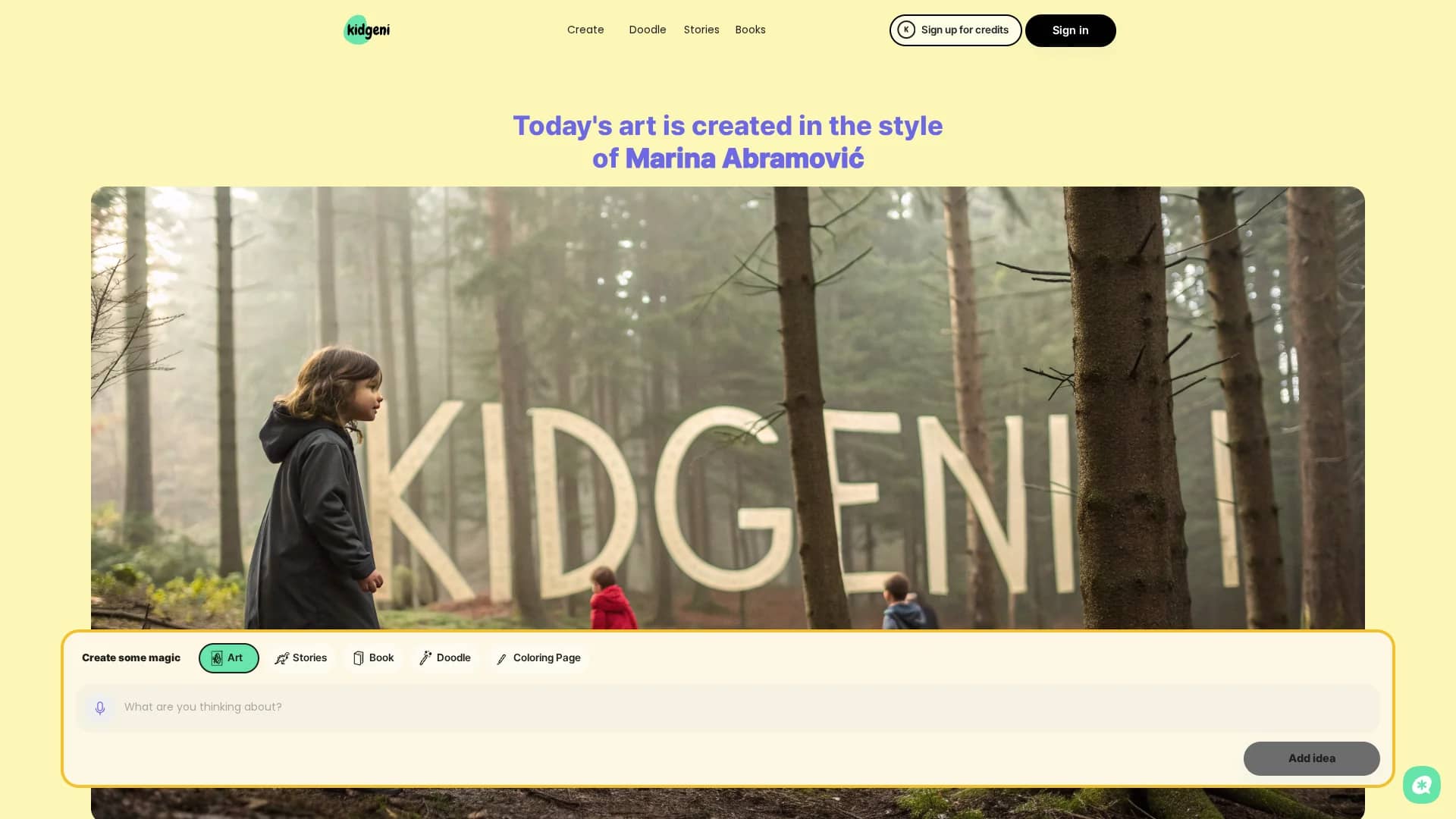 kidgeni homepage