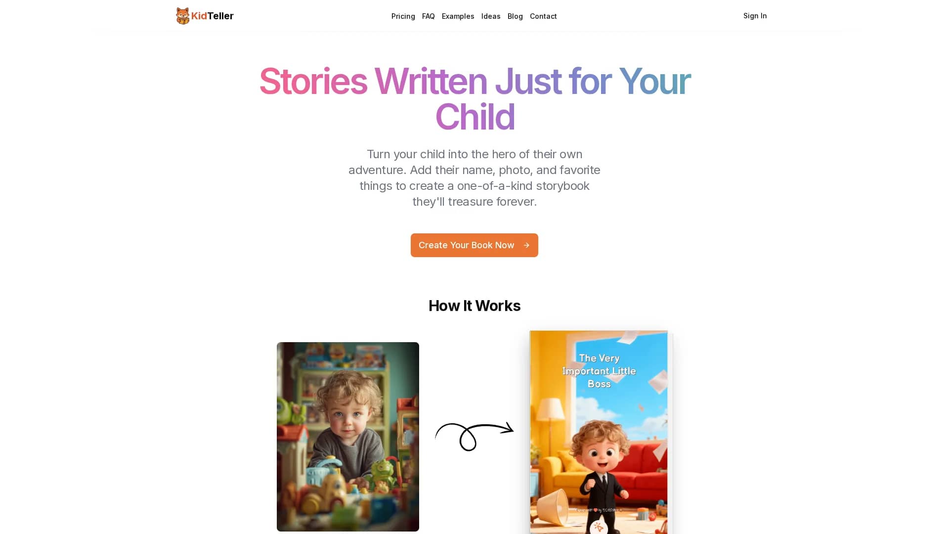 kidteller homepage