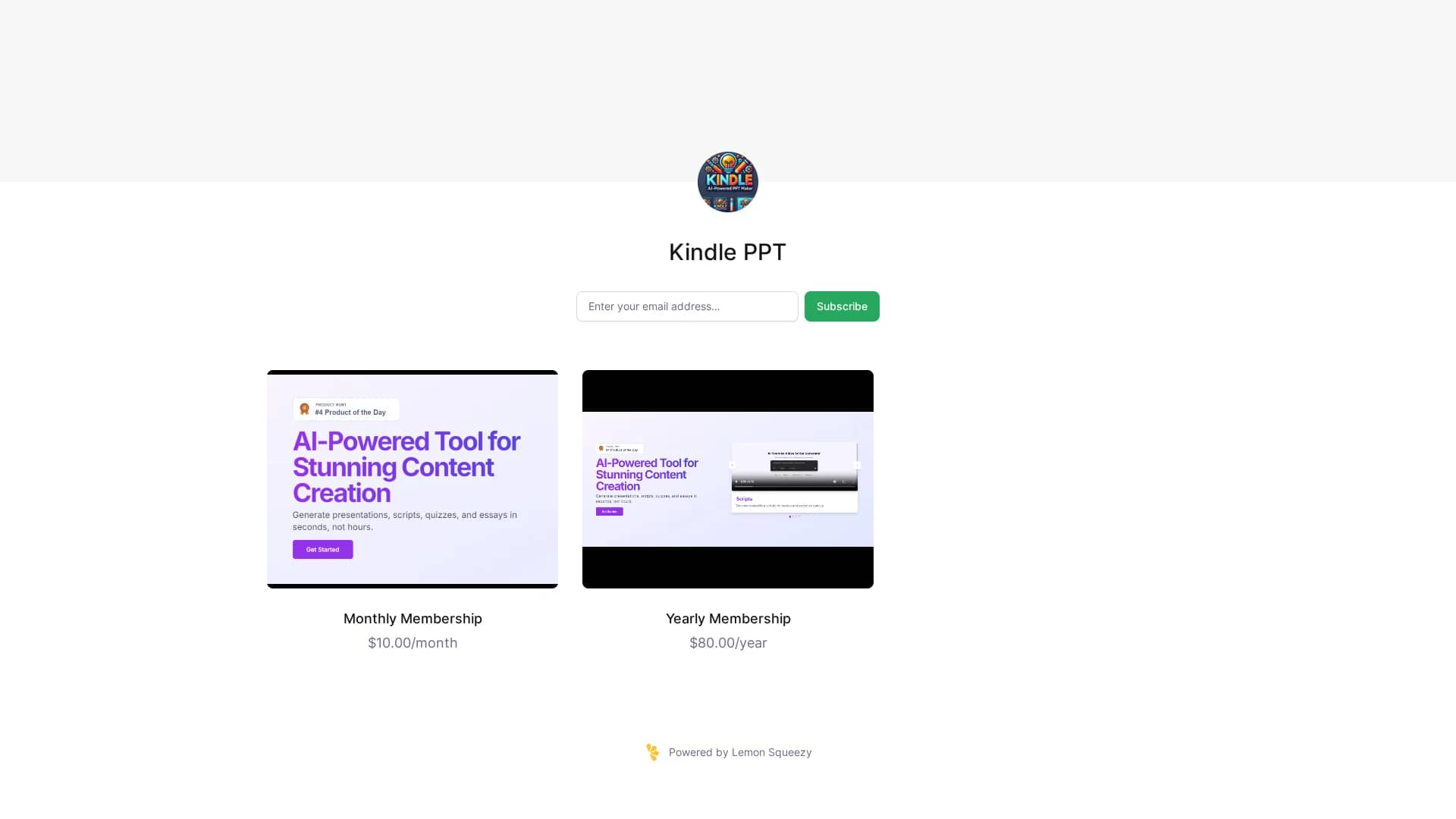 kindleppt homepage