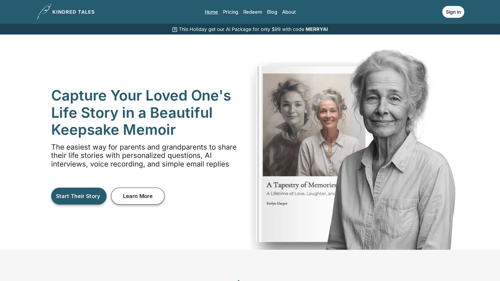 kindred-tales homepage