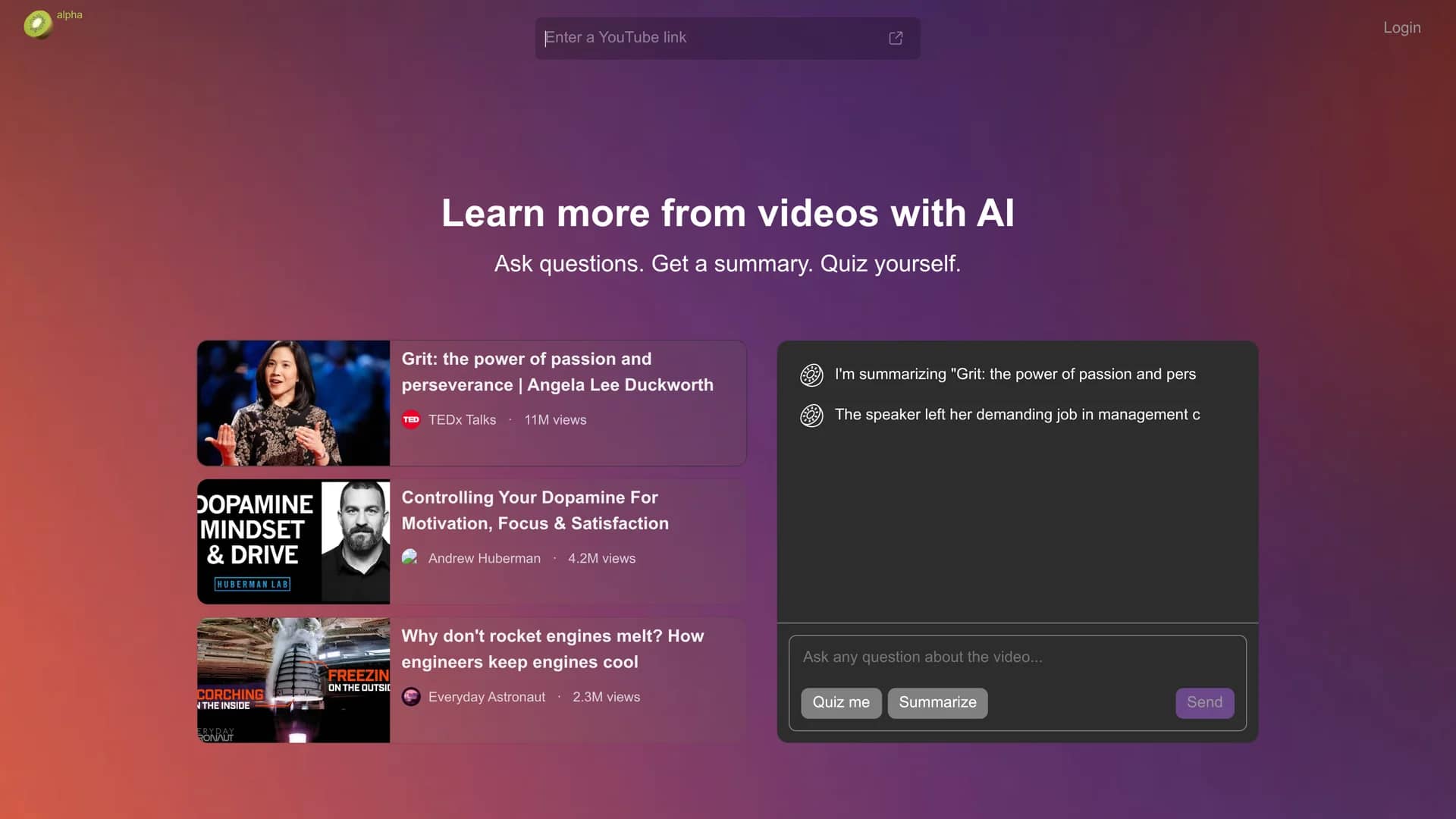 kiwi-video homepage