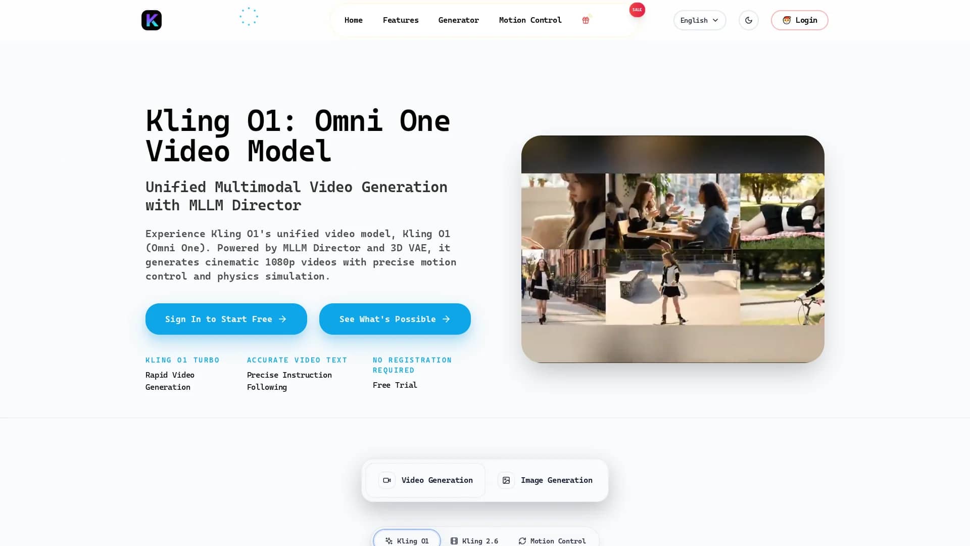 kling-o1-co homepage