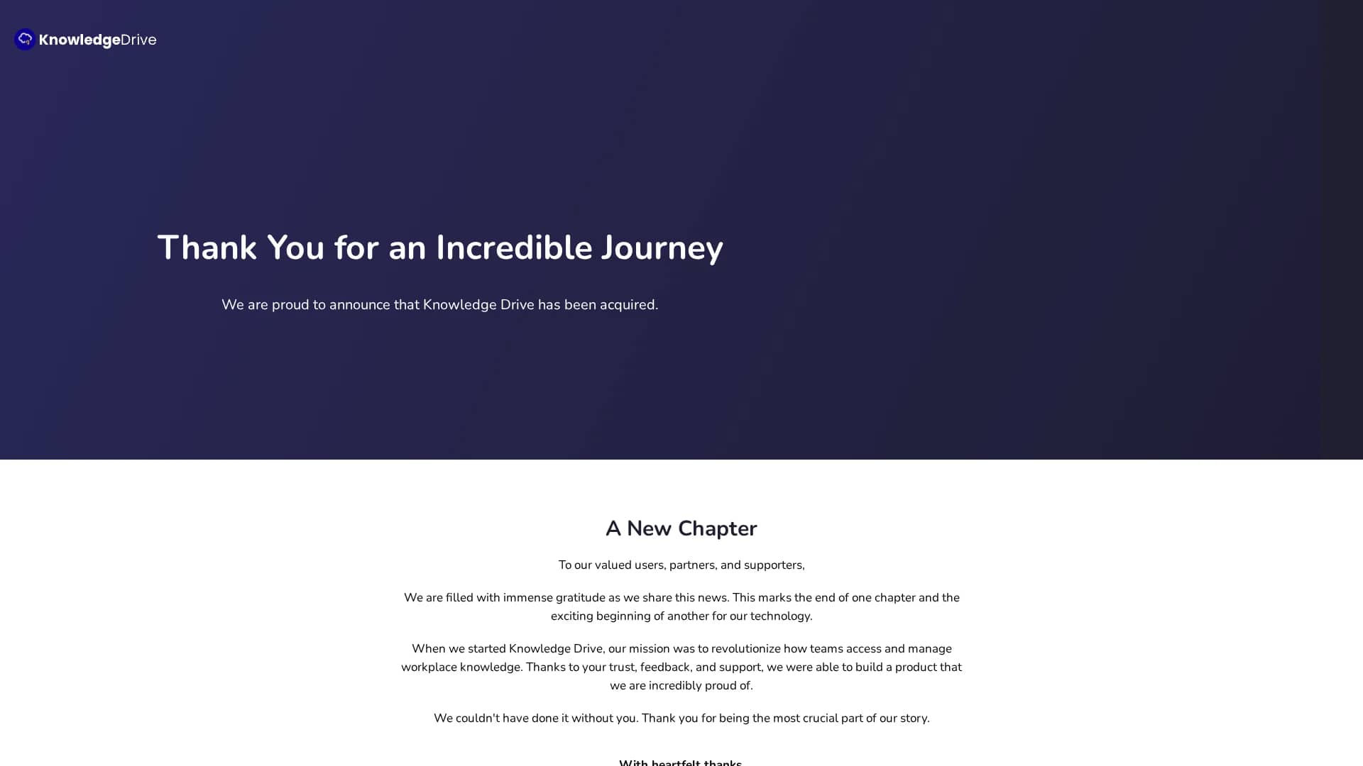 knowledge-drive homepage