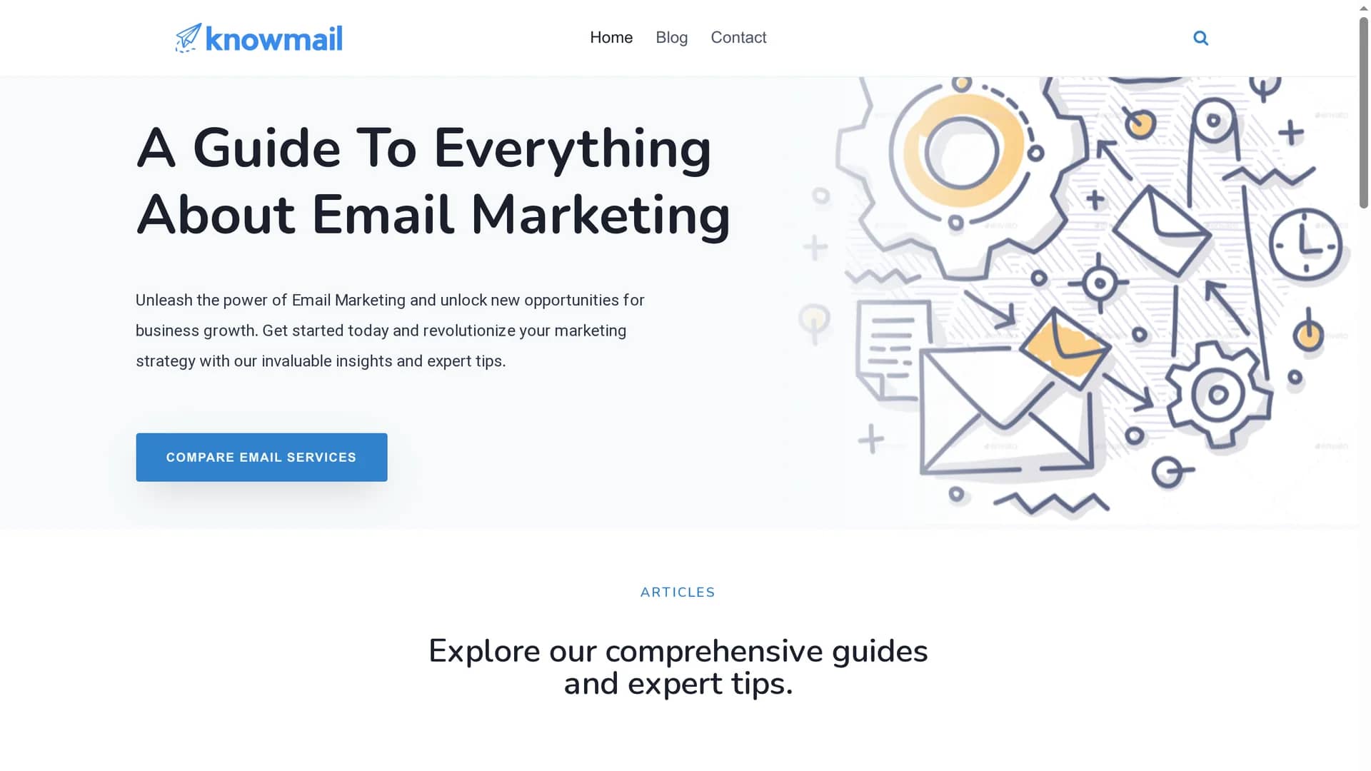 knowmail homepage