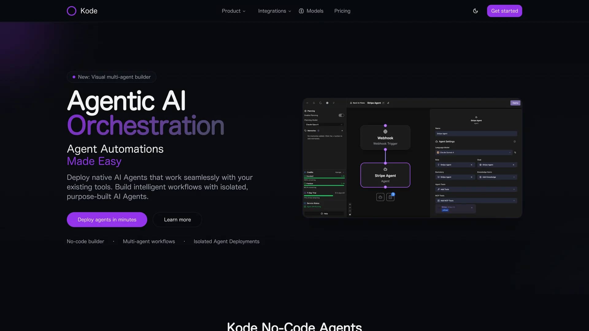 kode-ai homepage