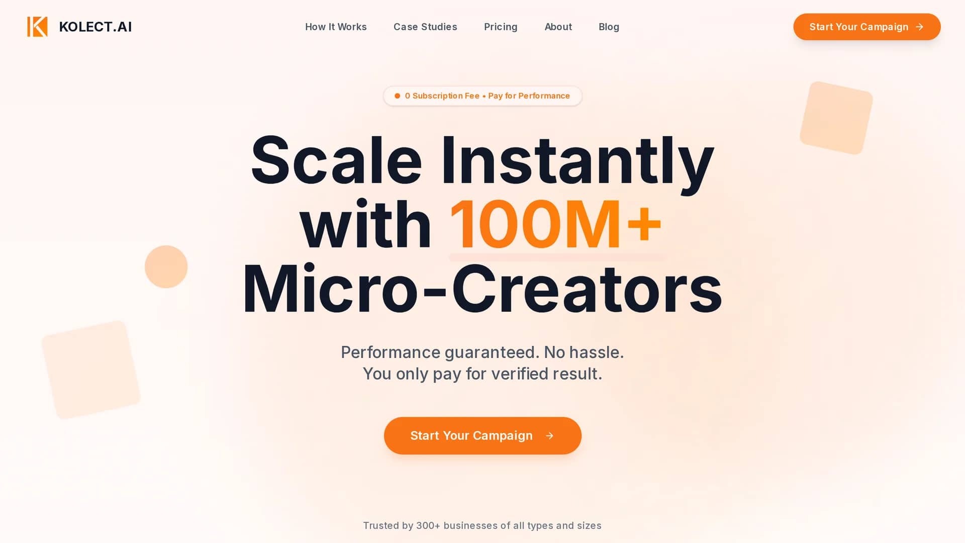 kolect-ai homepage