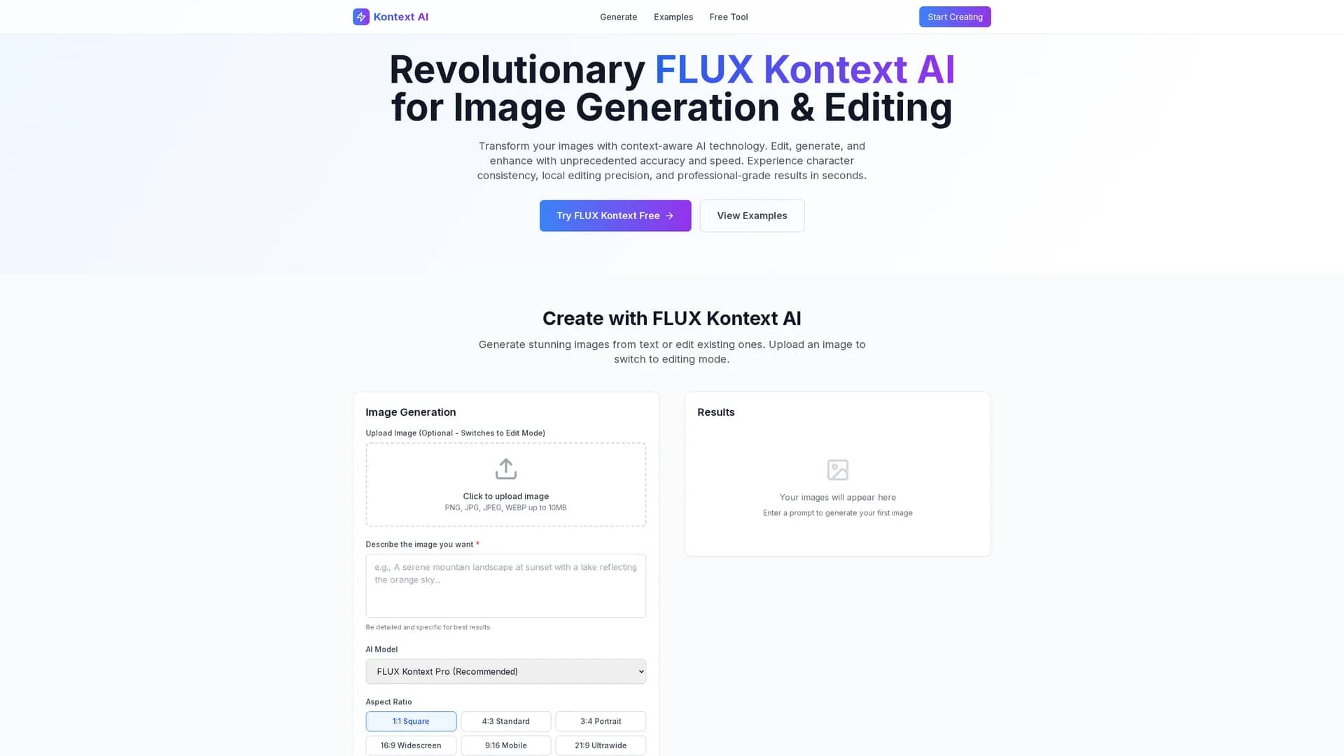 kontext-ai homepage
