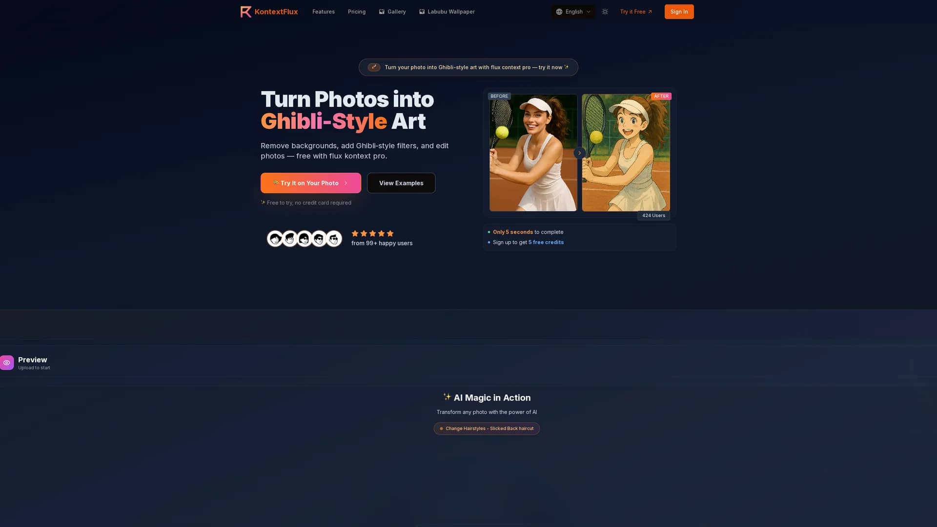 kontextflux-app homepage
