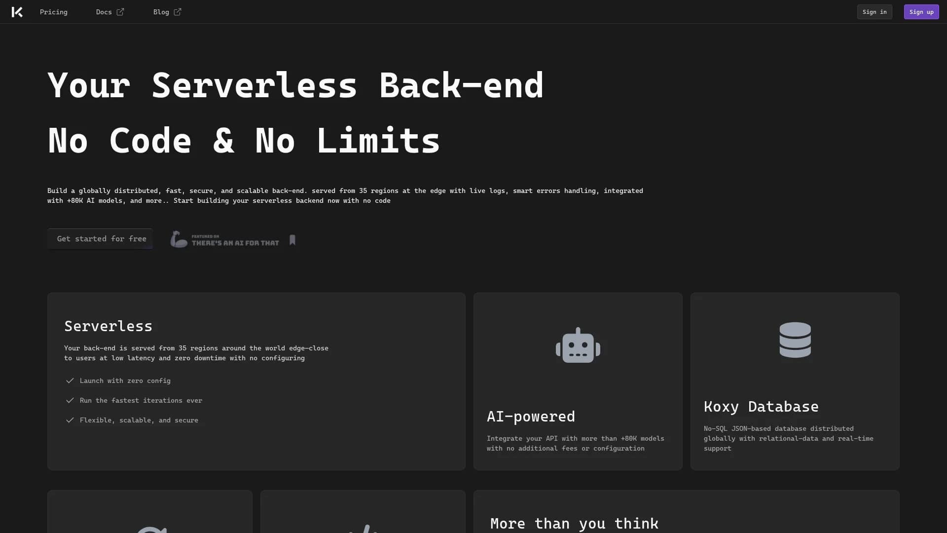 koxy-ai homepage