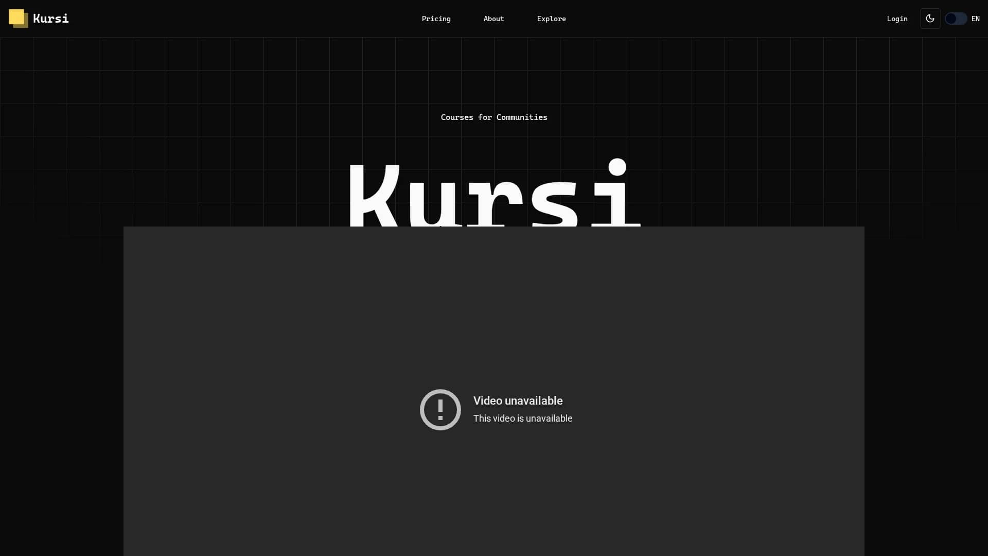 kursi homepage