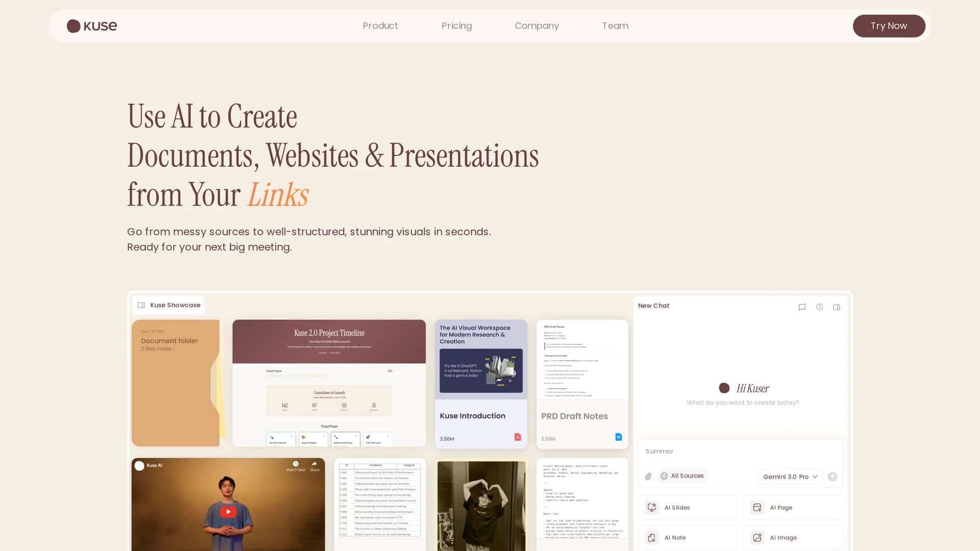 kuse homepage