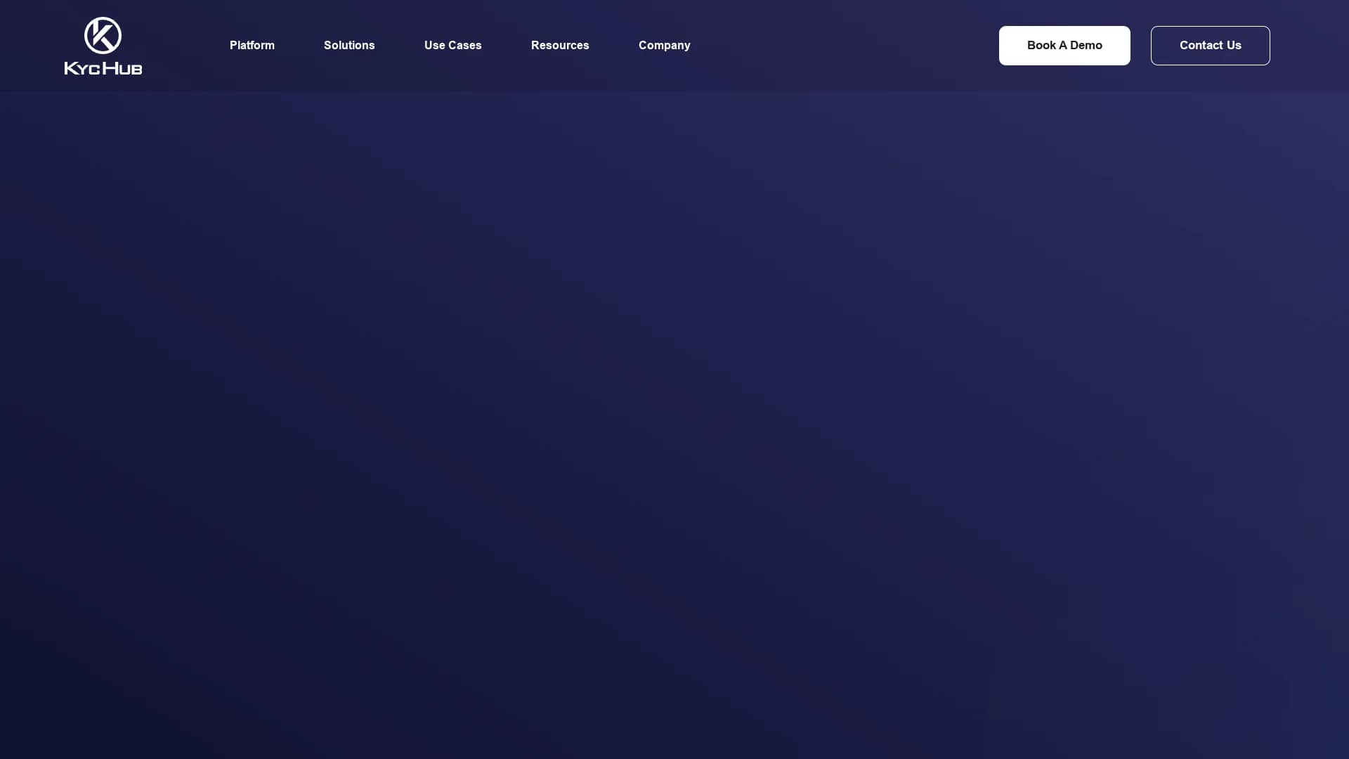 kyc-hub homepage
