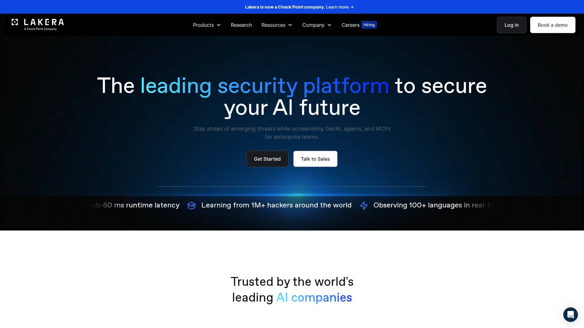 lakera-guard homepage