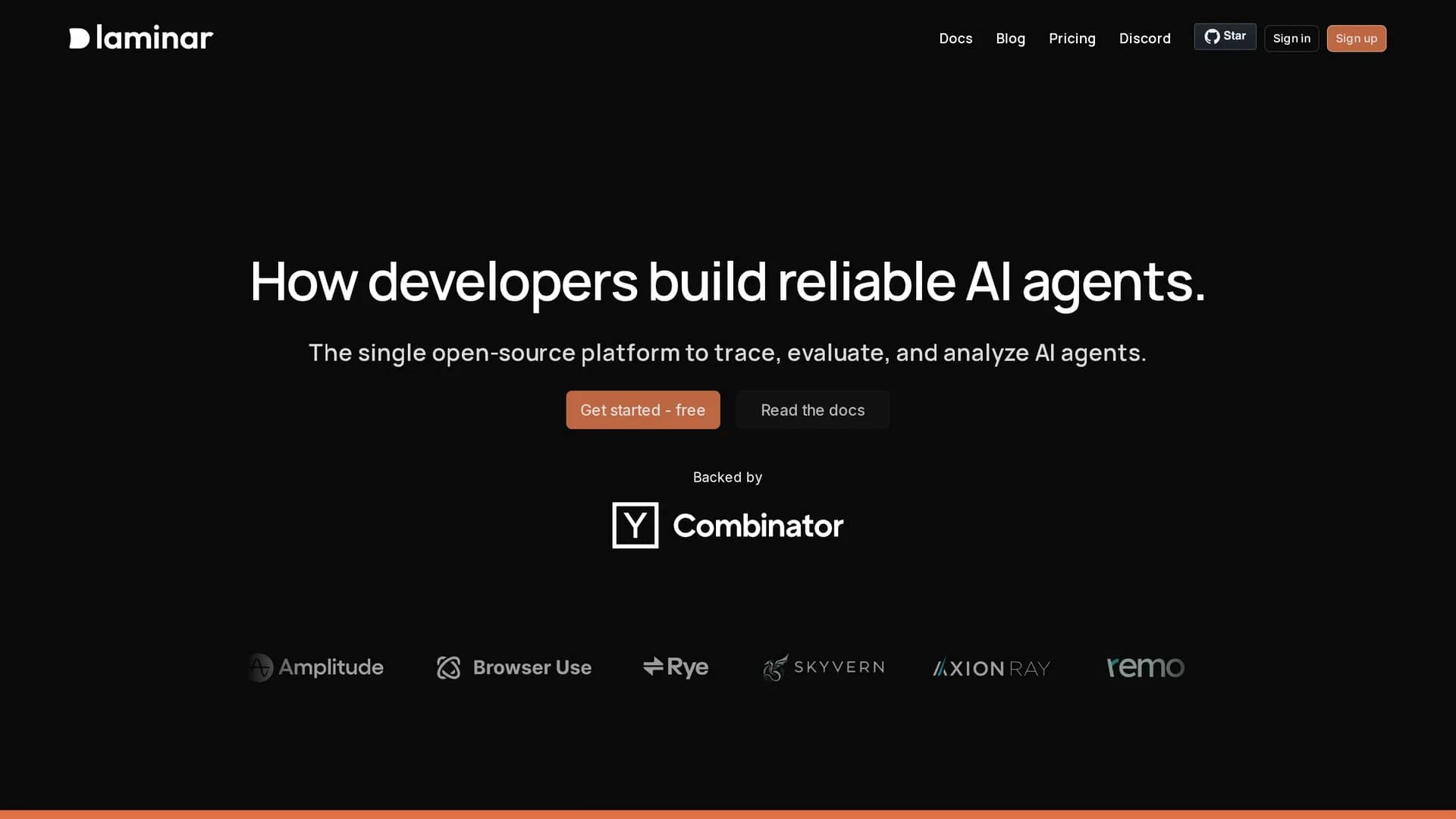 laminar homepage